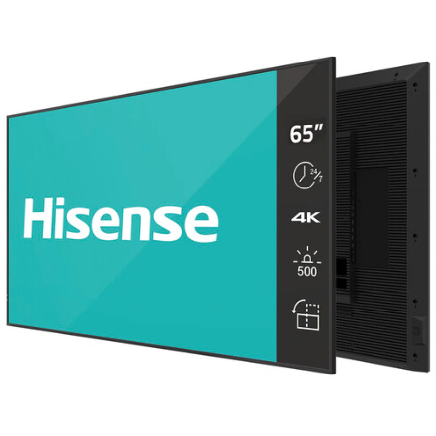 Digitalni zaslon Hisense 65 Zoll 4K UHD IPS - 24/7 rad-0