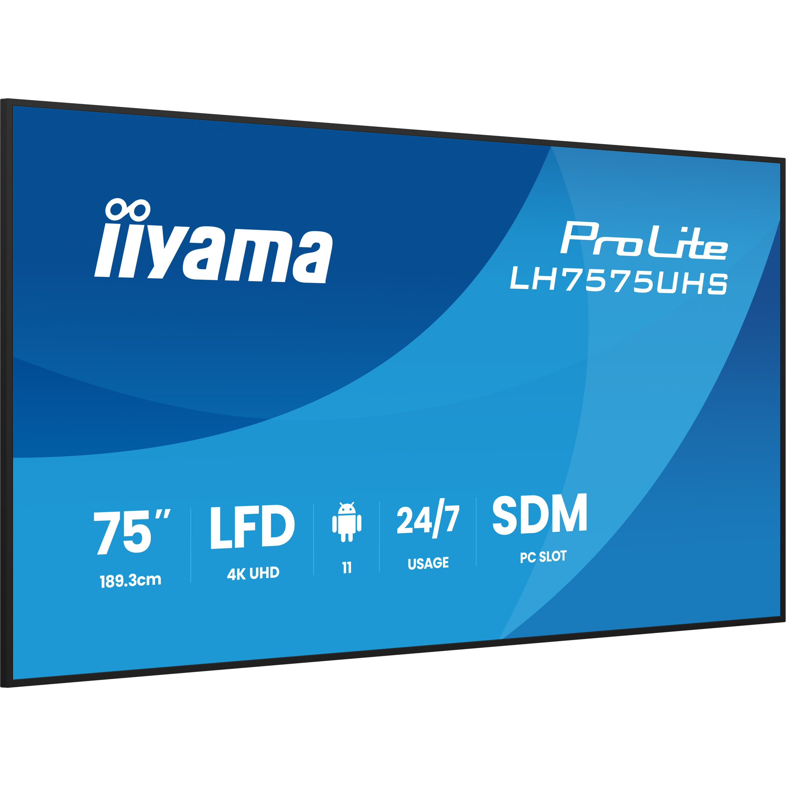 TV IIYAMA LH7575UHS-B2AG 189.3cm(75") 169 4K UHD-15