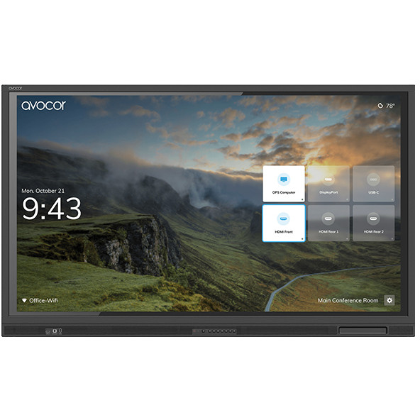 Monitor AVOCOR E Serie AVE-7540 190cm 75'' 3840x2160 DP HDMI USB TOUCH-0