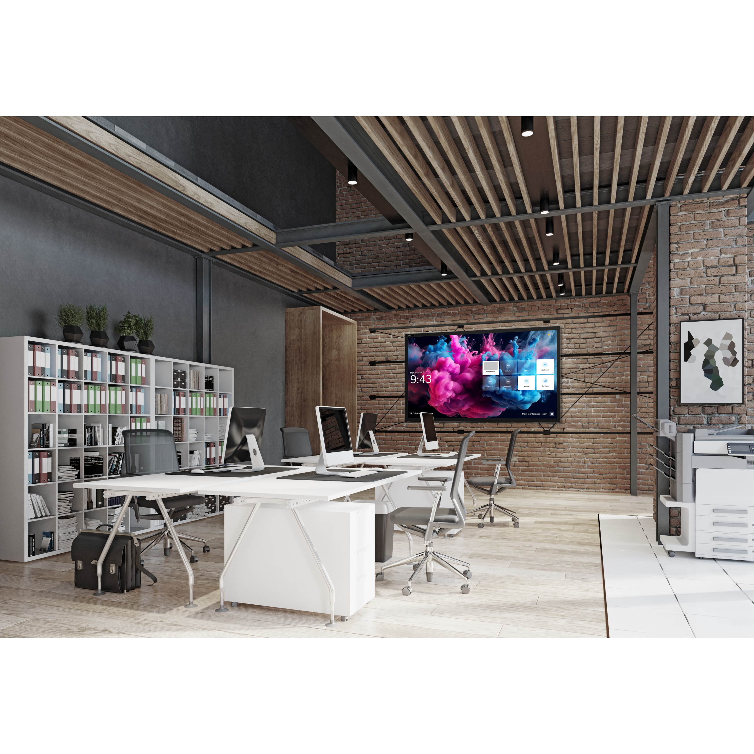 Monitor AVOCOR H Serie AVH-7520 190cm 75'' 3840x2160 DP 4xHDMI USB TOUCH-1