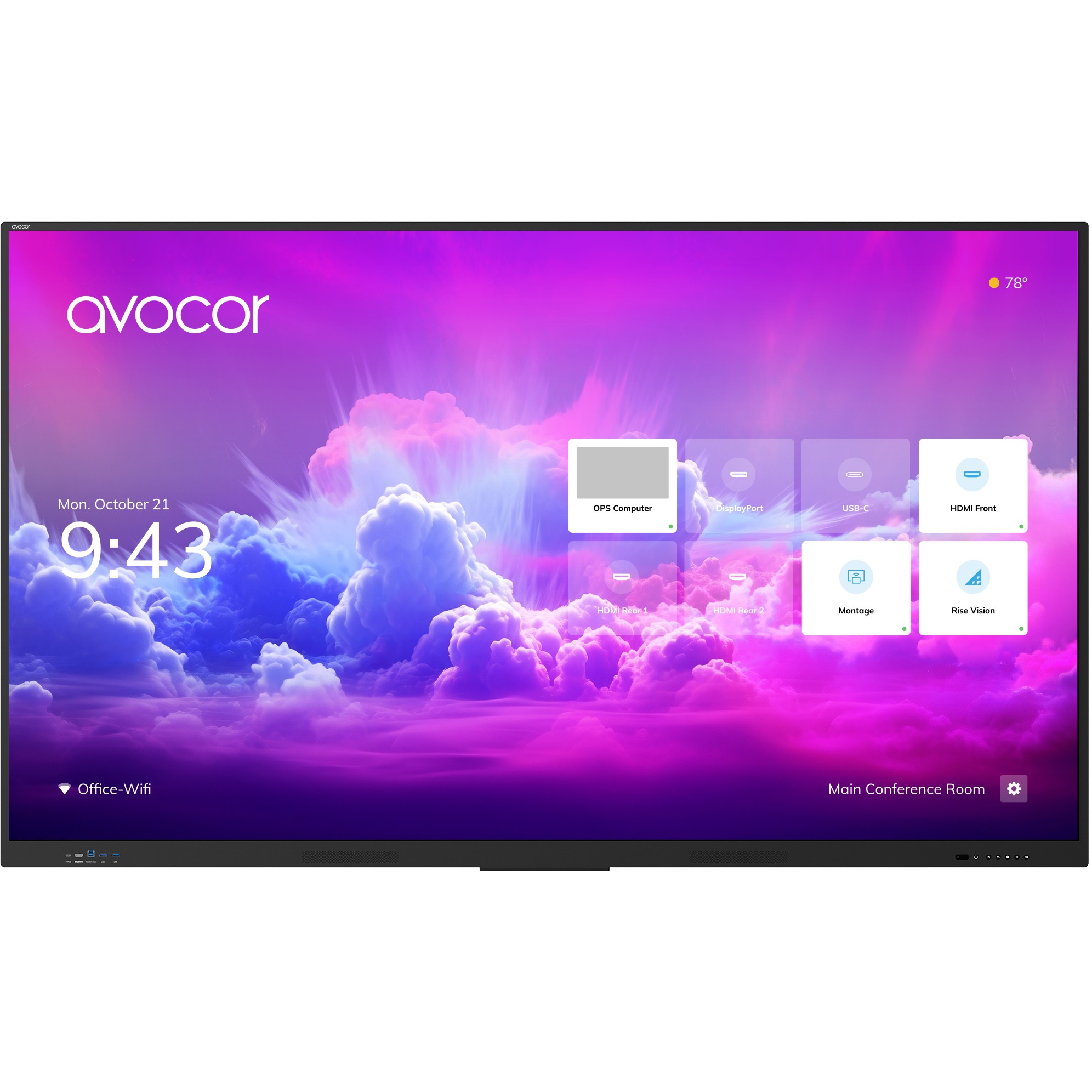TV AVOCOR E Serie AVE-5550 140cm TOUCH 55''/3840x2160-0