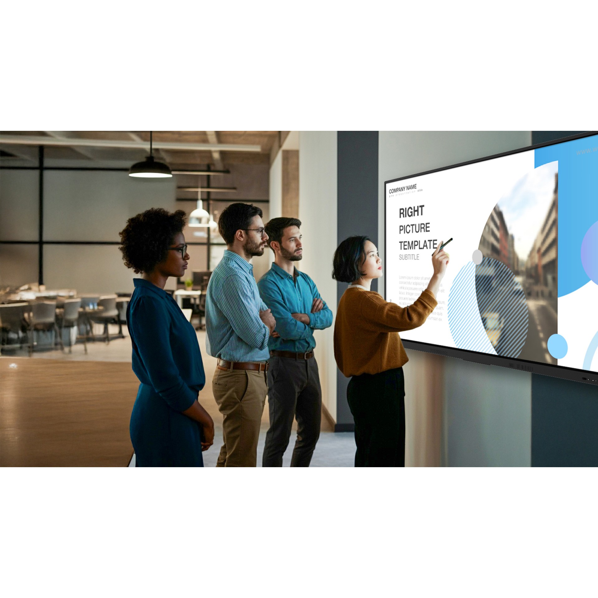 TV AVOCOR E Serie AVE-5550 140cm TOUCH 55''/3840x2160-2