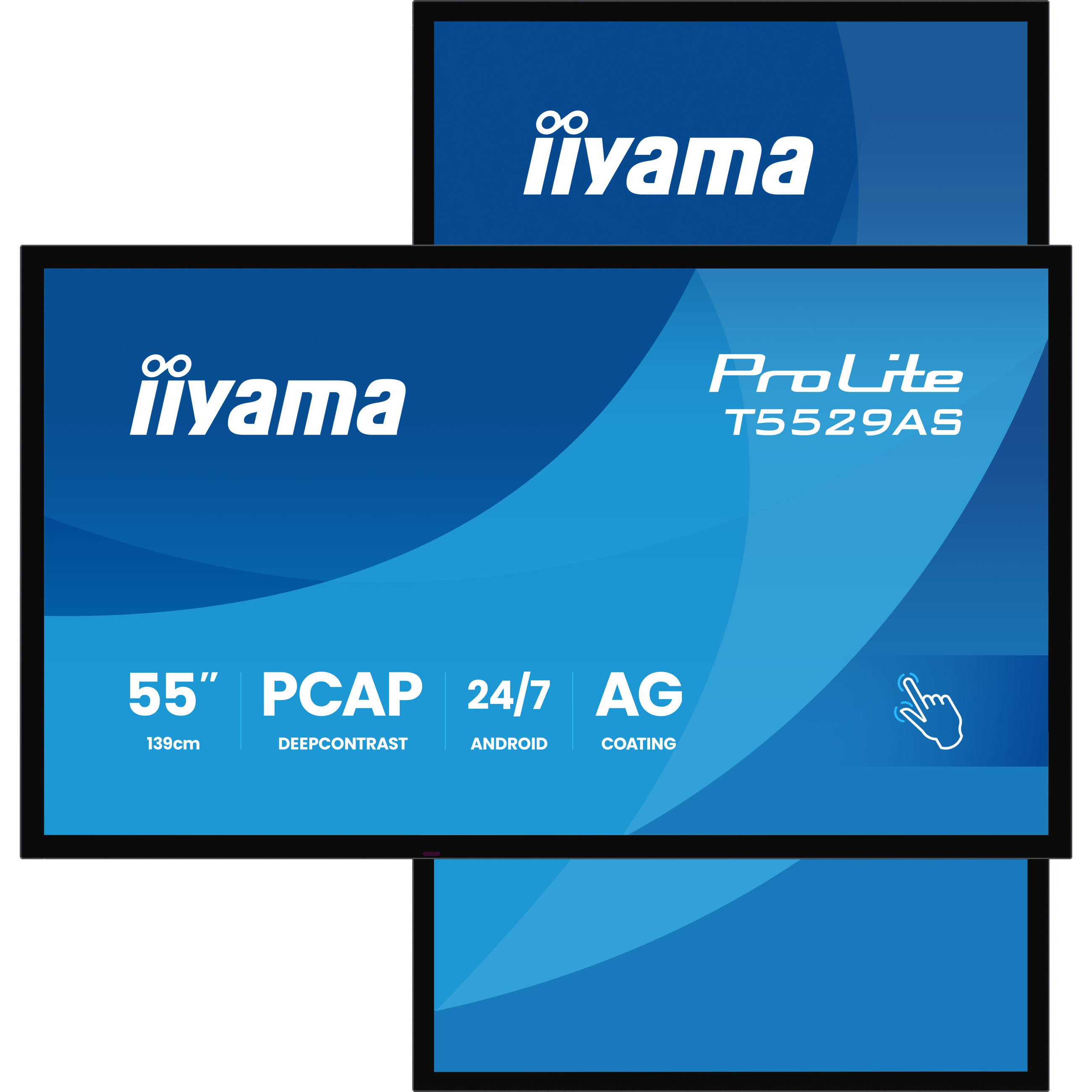 Monitor IIYAMA DS T5529AS 139cm PCAP TOUCH 55''/3840x2160/2xHDMI/USB/USB-C 24/7-0