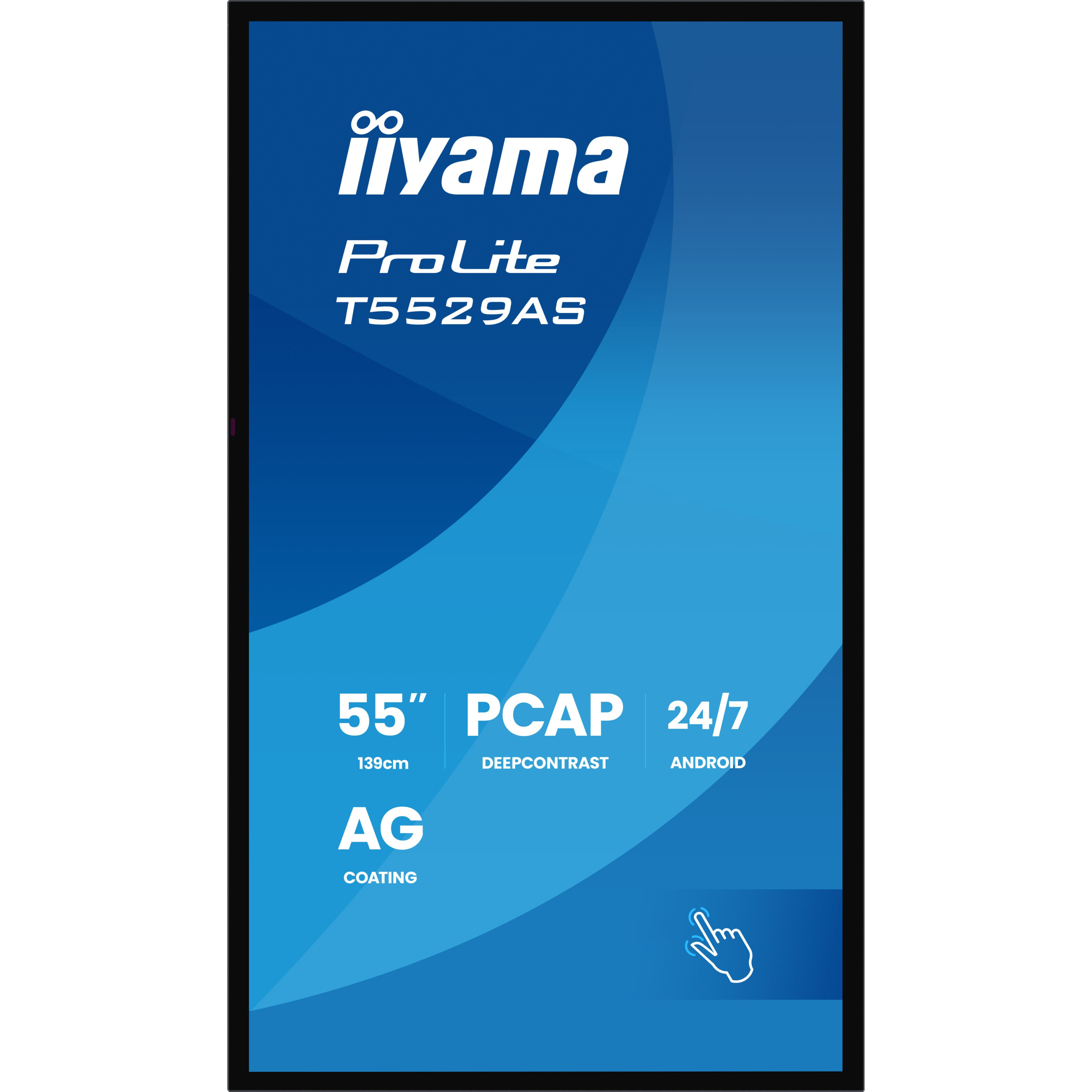 Monitor IIYAMA DS T5529AS 139cm PCAP TOUCH 55''/3840x2160/2xHDMI/USB/USB-C 24/7-17