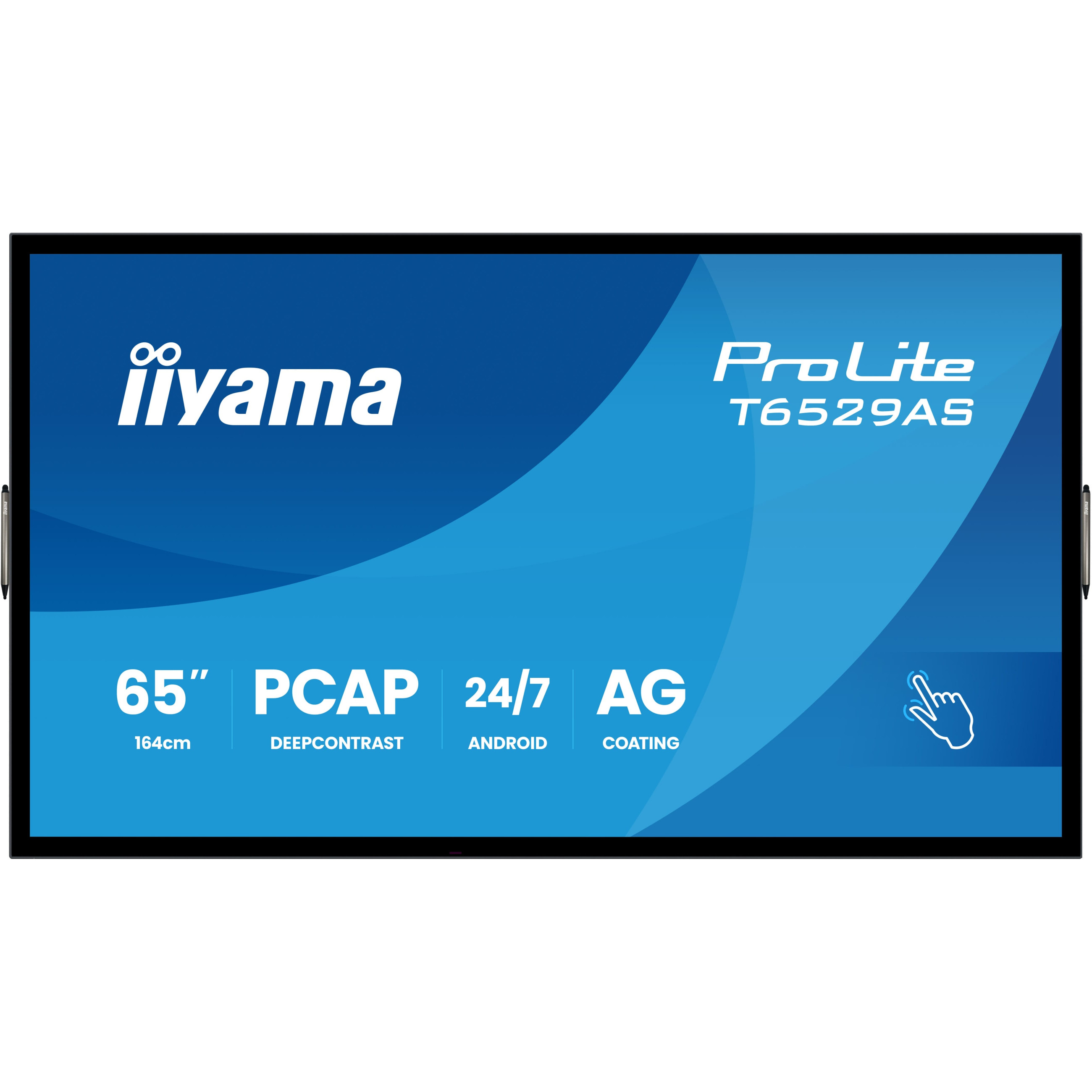 Monitor IIYAMA DS T6529AS 164cm PCAP TOUCH 65''/3840x2160/2xHDMI/USB/USB-C 24/7-12
