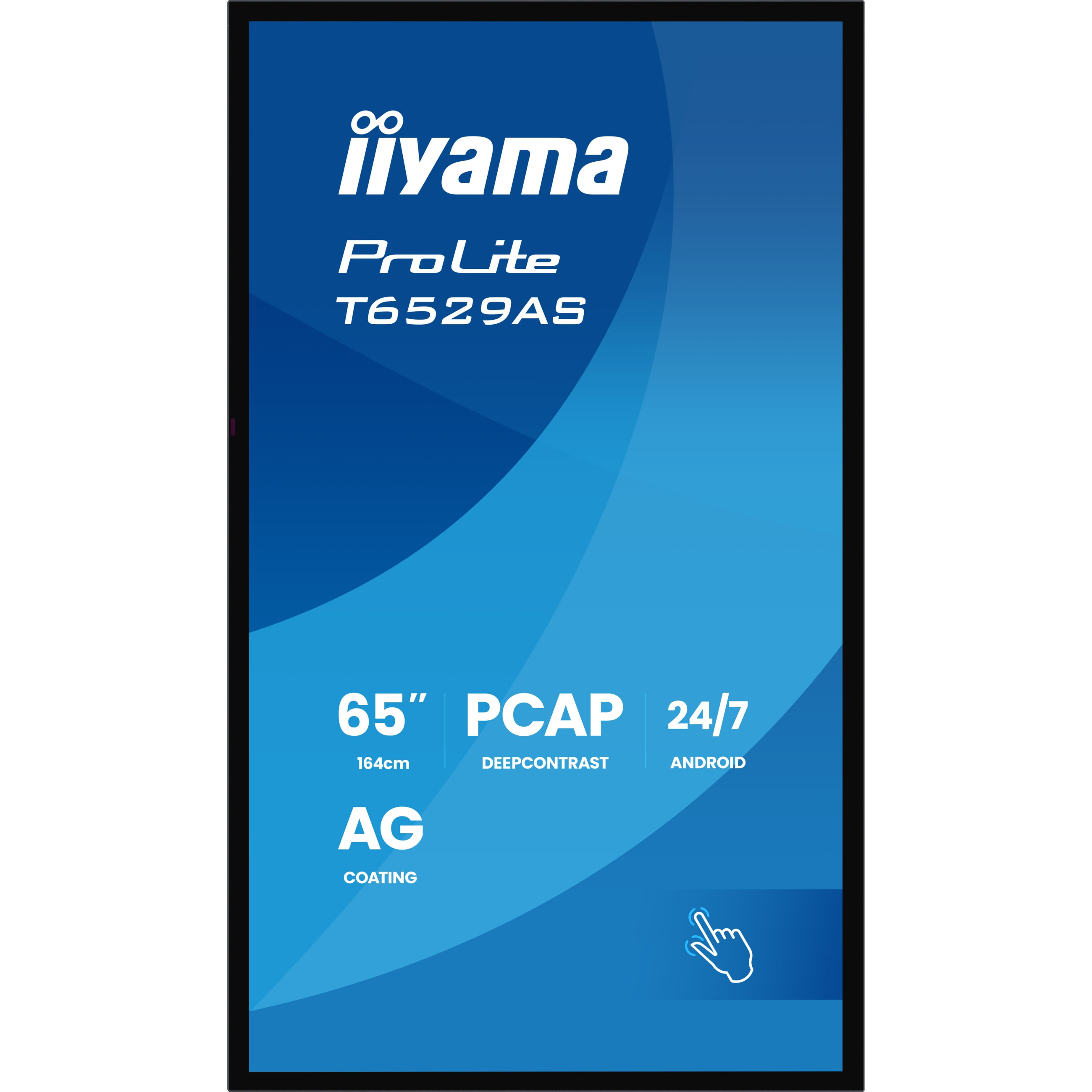 Monitor IIYAMA DS T6529AS 164cm PCAP TOUCH 65''/3840x2160/2xHDMI/USB/USB-C 24/7-17