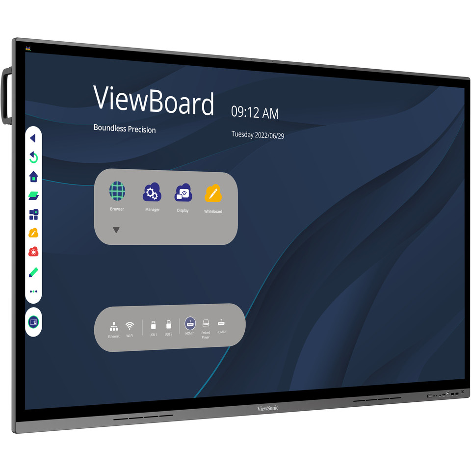 Monitor VIEWSONIC IFP7562 189.2cm (4K, 450nits, HDMI/VGA/USB-C)-3