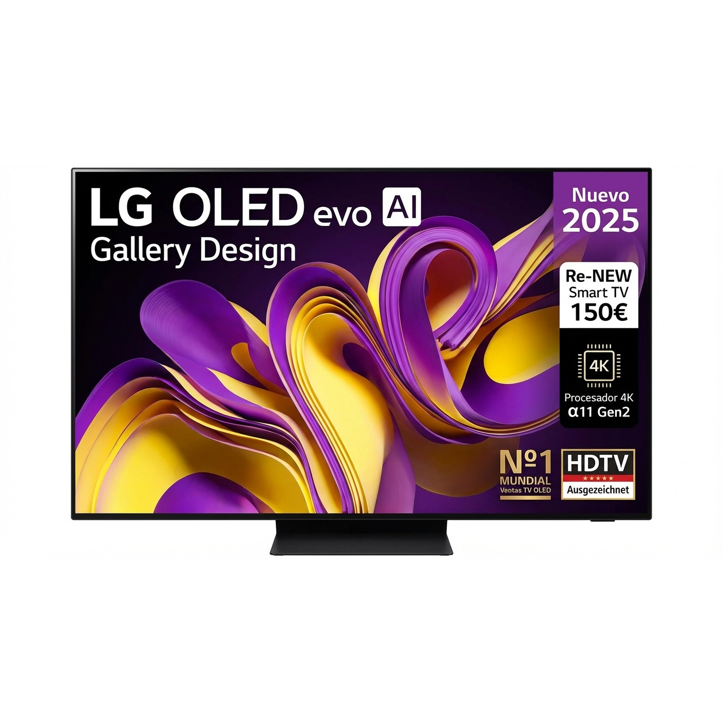 TV LG OLED evo AI OLED55G57LW webOS 26 (139 cm, 4K UHD, HDR10, AI Sound Pro, Smart TV, DVB-T2/C/S2)-0