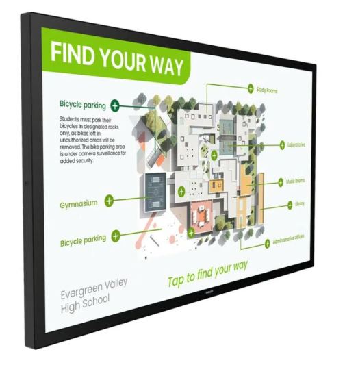 Interaktivni zaslon PHILIPS T-Line 55BDL3751T/00 (55"/139 cm, 4K UHD, PCAP Touch, 18/7, Android 8.0)-1