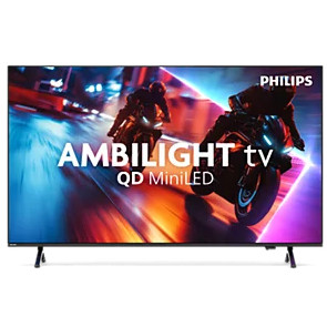 TV PHILIPS Mini LED 65MLED910/12 Titan OS (164 cm, 4K UHD Ambilight, HDR10+ Adaptive, Dolby Atmos, Smart TV)