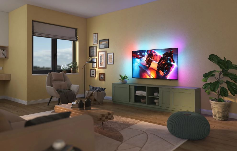 TV PHILIPS Mini LED 65MLED910/12 Titan OS (164 cm, 4K UHD Ambilight, HDR10+ Adaptive, Dolby Atmos, Smart TV)-3