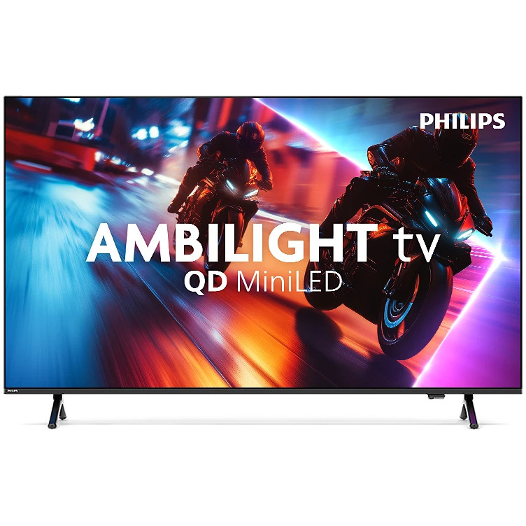 TV PHILIPS Mini LED 55MLED910/12 (139 cm, 4K UHD Ambilight, HDR10+ Adaptive, Dolby Atmos, Smart TV)