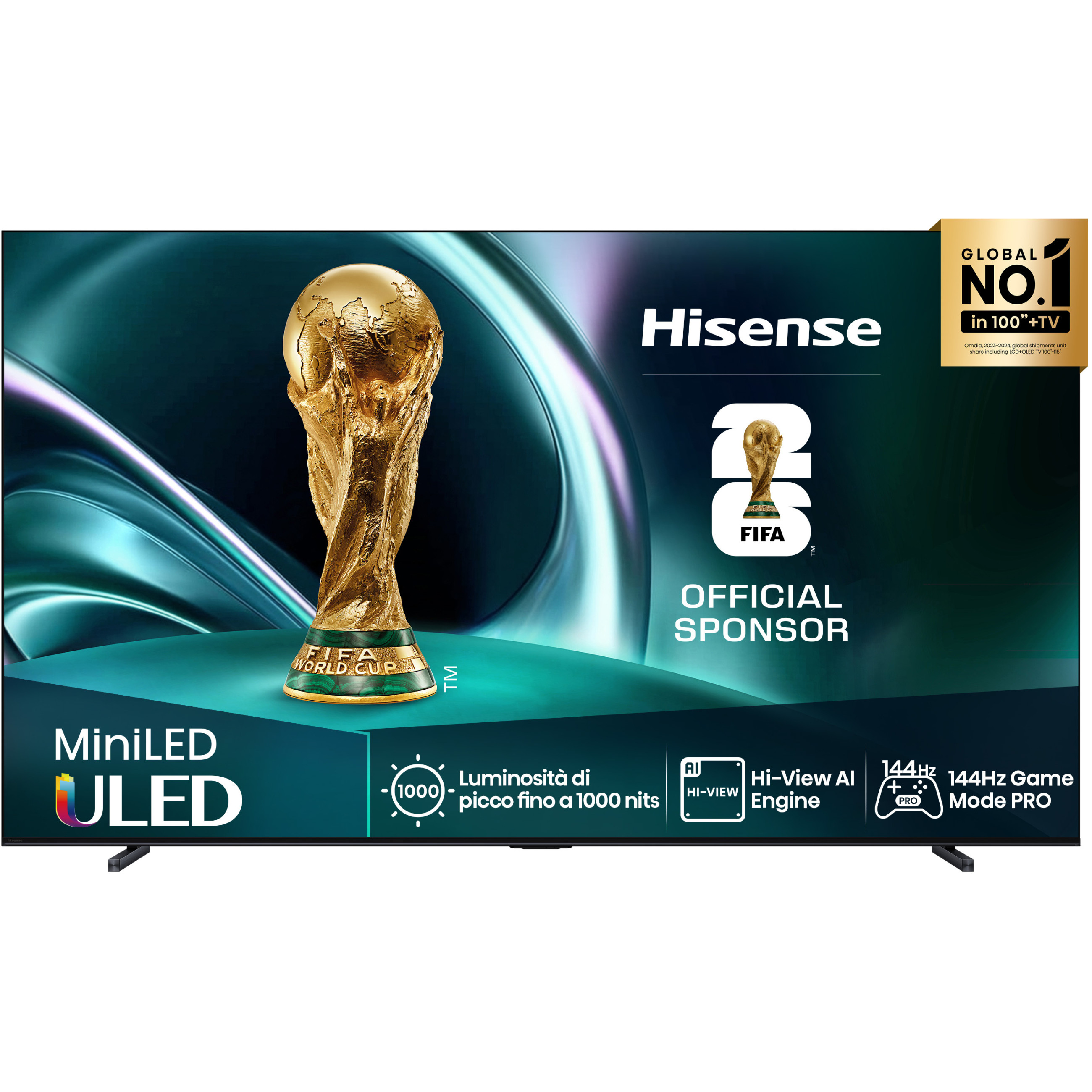 TV HISENSE Mini LED 85U7Q VIDAA TV (215 cm, 4K UHD, HDR10+ Adaptive, Dolby Atmos, Smart TV)-0