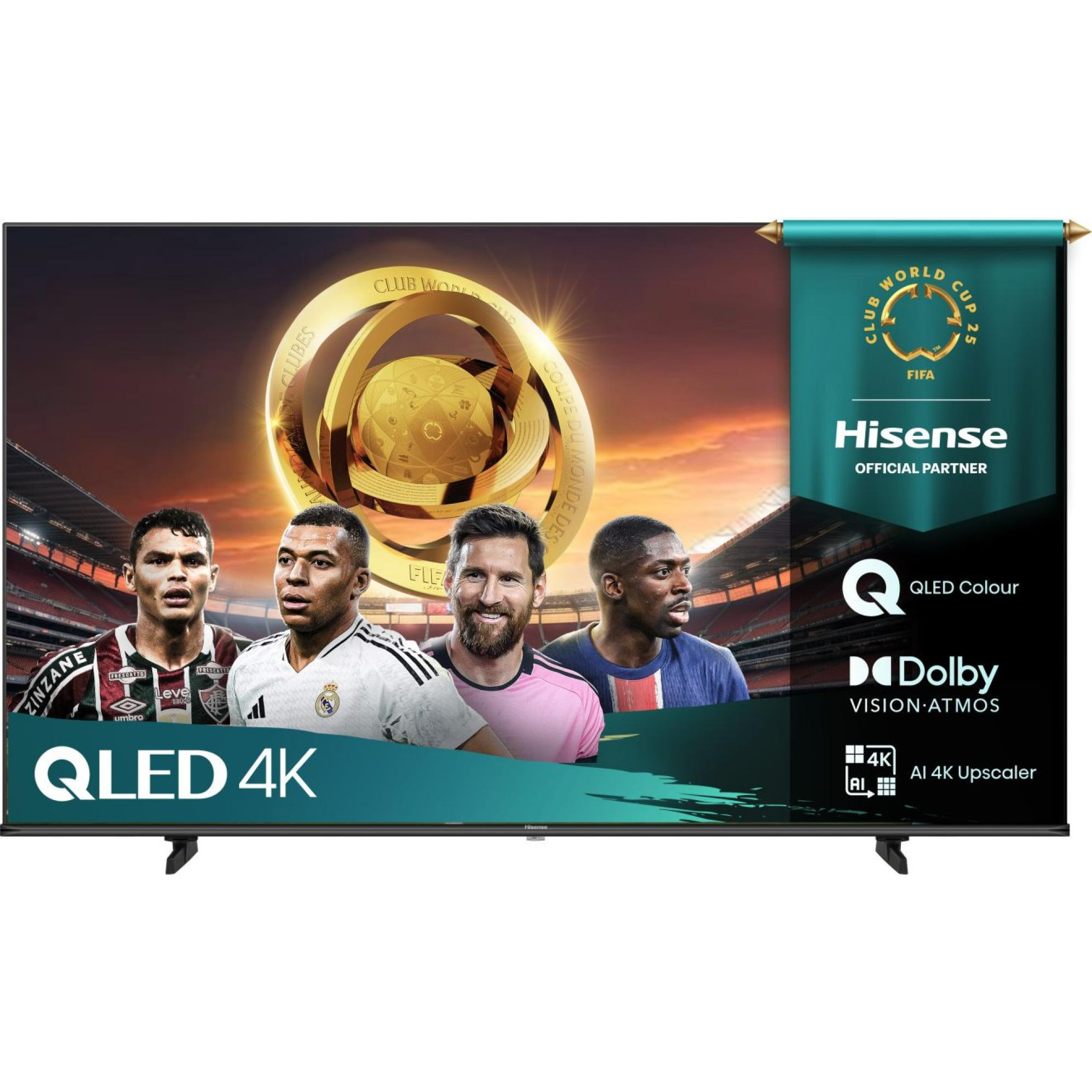TV HISENSE QLED 55E77Q Vidaa U7.6 (139 cm, 4K UHD, HDR10+, Dolby Atmos, Smart TV)