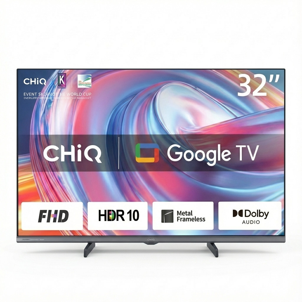 TV CHIQ L32FM9V 32" 80cm 169 FHD LED Google TV-0