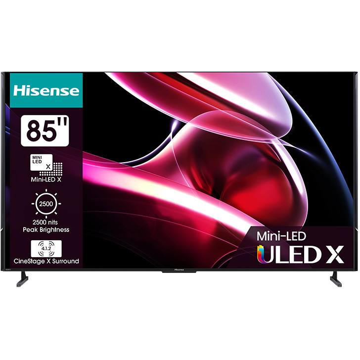 TV HISENSE Mini-LED X 85UXKQ VIDAA TV (215 cm, 4K UHD, Dolby Vision IQ, HDR10+, Dolby Atmos, Smart TV, DVB-T2/C/S2)