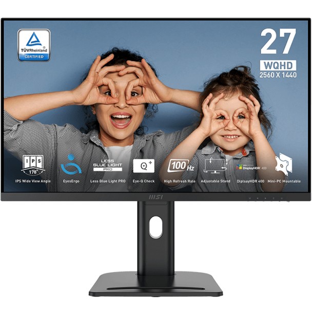 Monitor MSI PRO MP273QPDE E2 69cm (27") IPS WQHD 4ms 100Hz