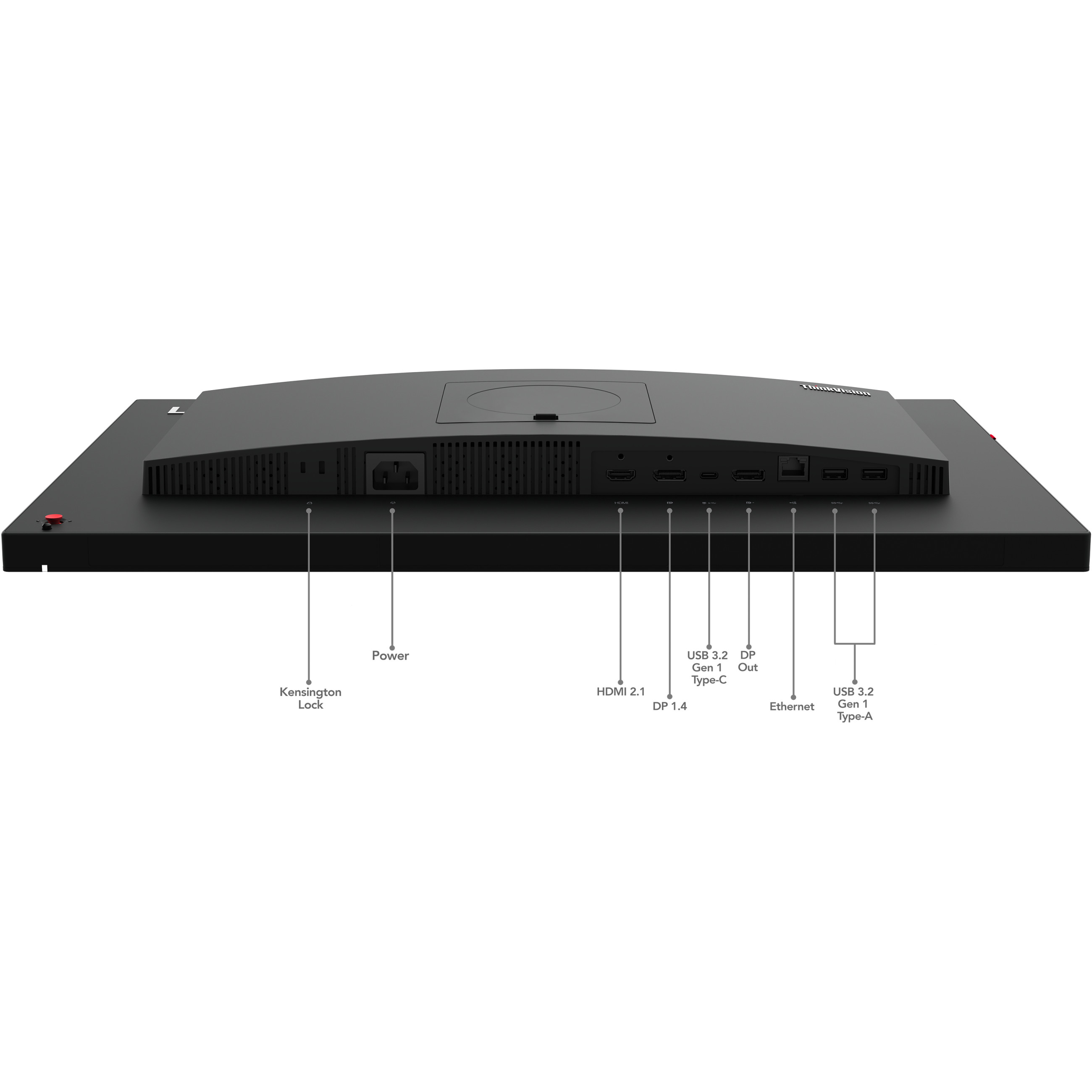 Monitor LENOVO ThinkVision T24mv-30 24" (1920x1080, FHD, IPS, 75Hz, 4ms, HDMI, DP, USB-C, zvučnik, crna)-9