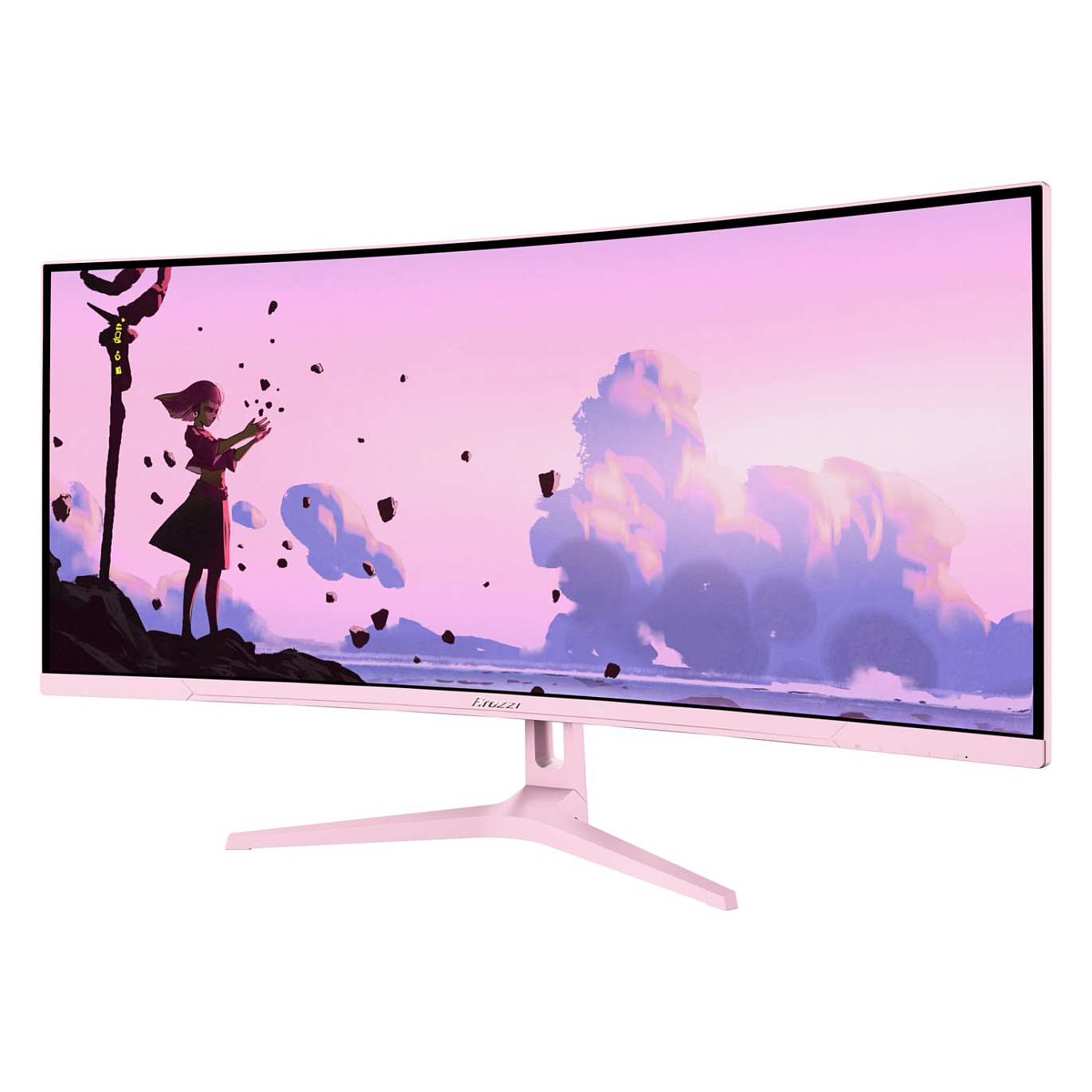 Monitor AROZZI Nova 34" (VA, UWQHD, 165Hz, 1ms, Adaptive Sync, HDR, roza boja)-6