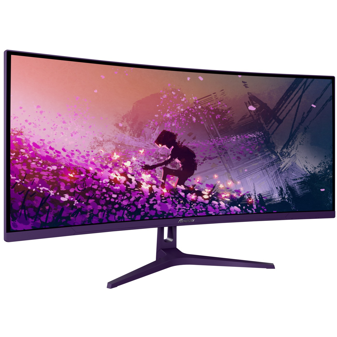 Gaming Monitor AROZZI Nova 34" UWQHD VA 165Hz 1ms Curved HDR FreeSync Premium Ljubičasti-1