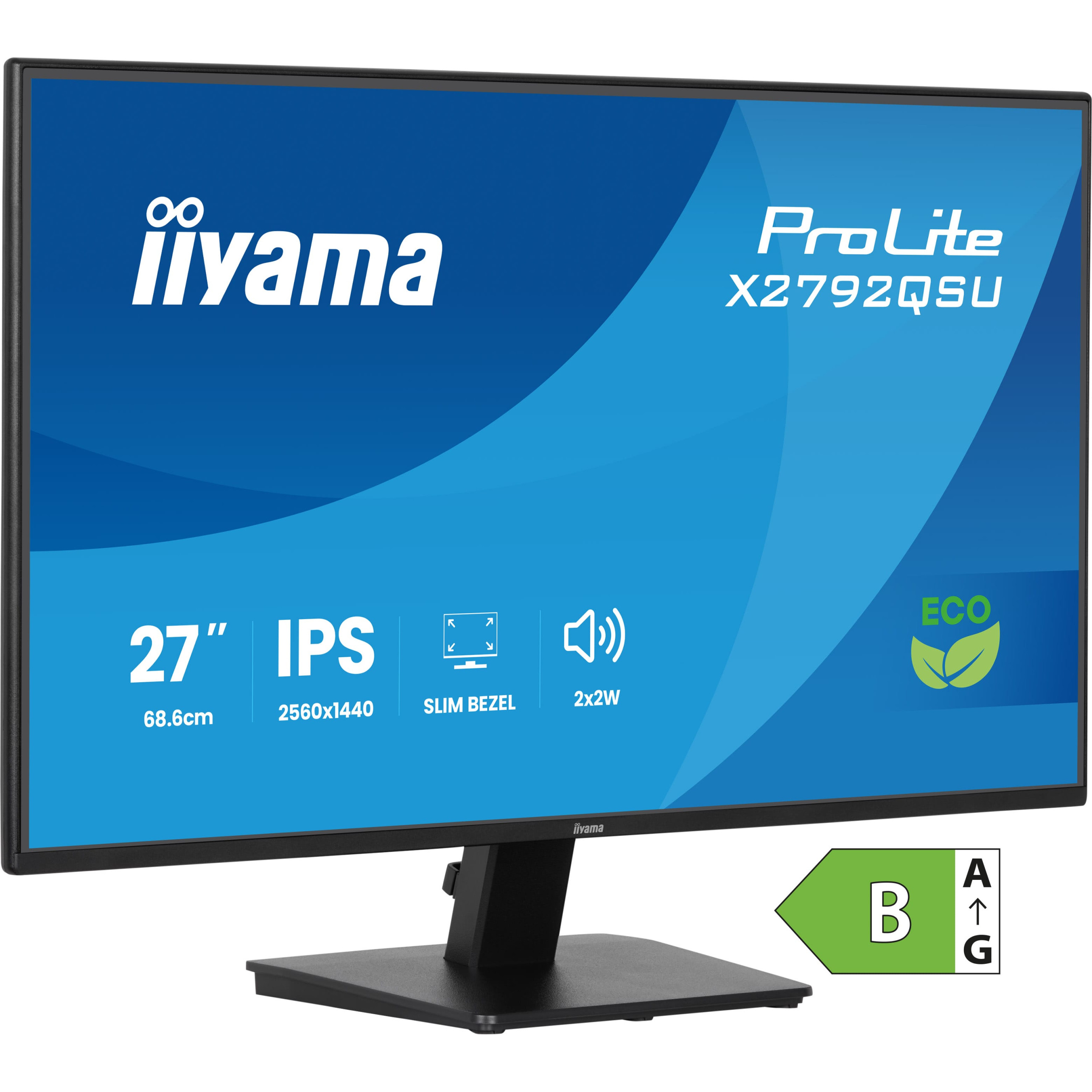 Monitor IIYAMA X2792QSU-B1 (27", 169, HDMI, DP, 2xUSB, ips)