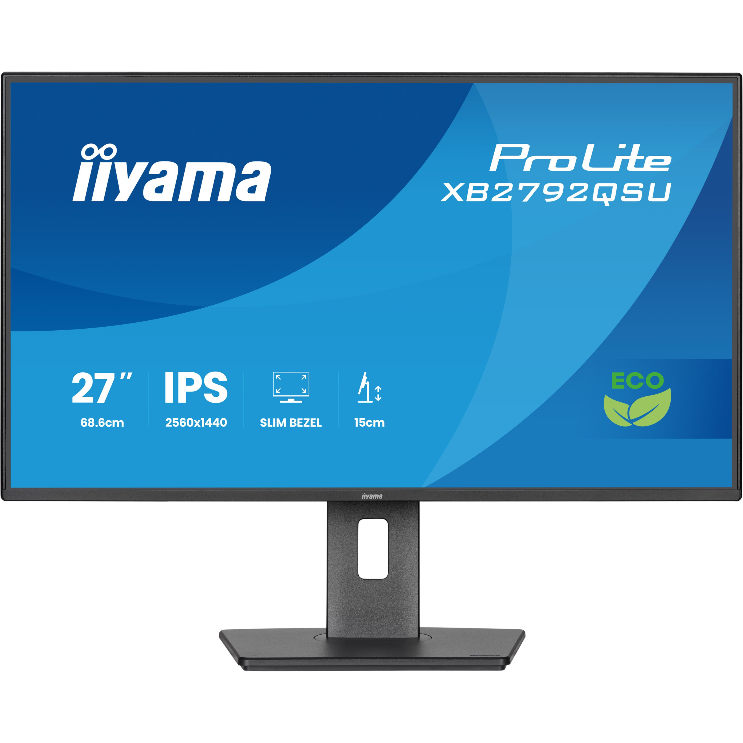Monitor IIYAMA XB2792QSU-B1 (27", 2560x1440, IPS, HDMI, DP, 2xUSB)-12