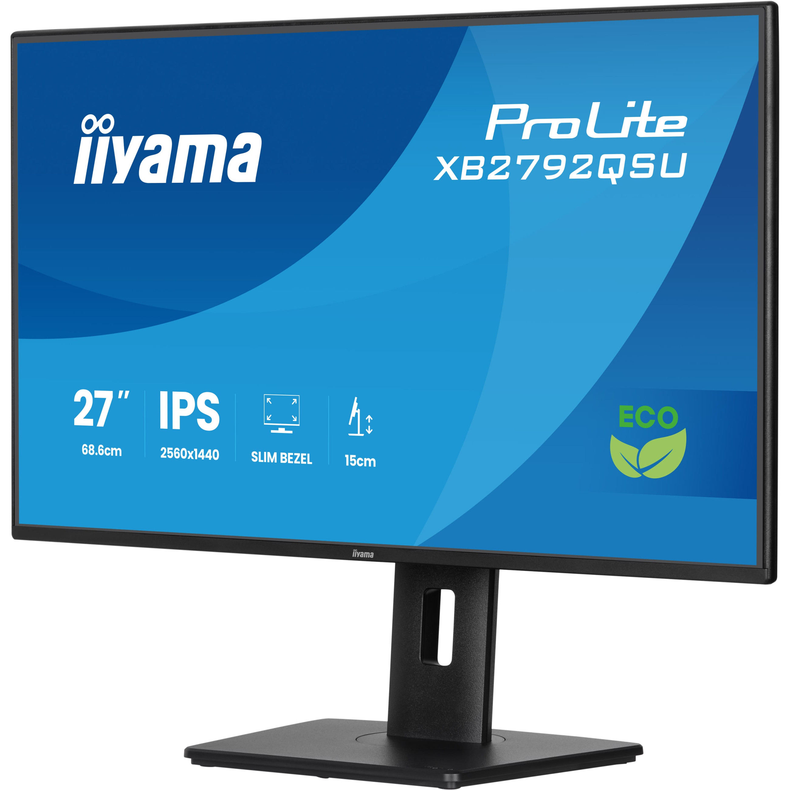 Monitor IIYAMA XB2792QSU-B1 (27", 2560x1440, IPS, HDMI, DP, 2xUSB)-17