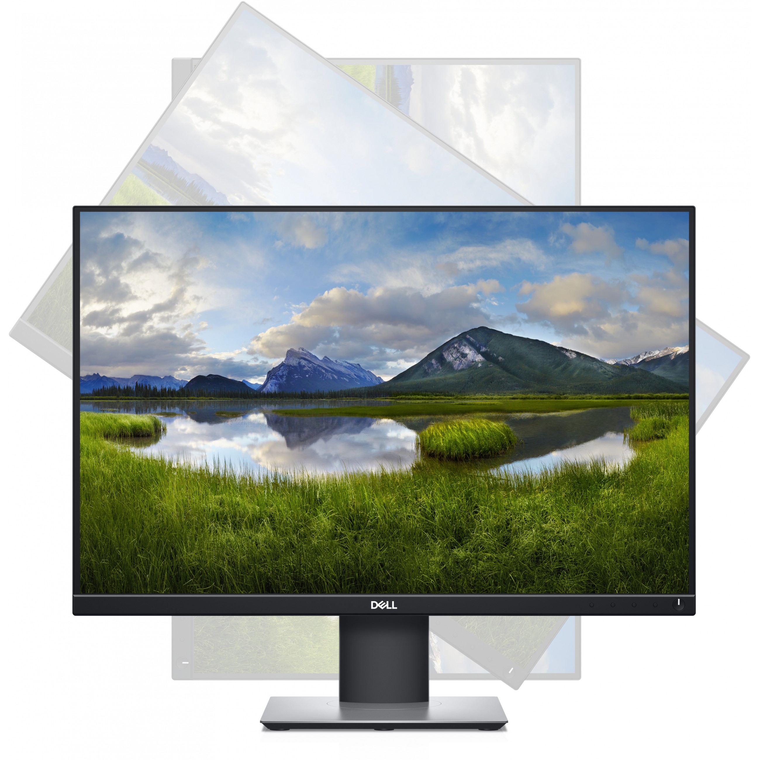 Monitor DELL P2421 24'' (1920x1200, 5ms, 1610, Pivot, DisplayPort, DVI, HDMI, VGA, USB-C)-9