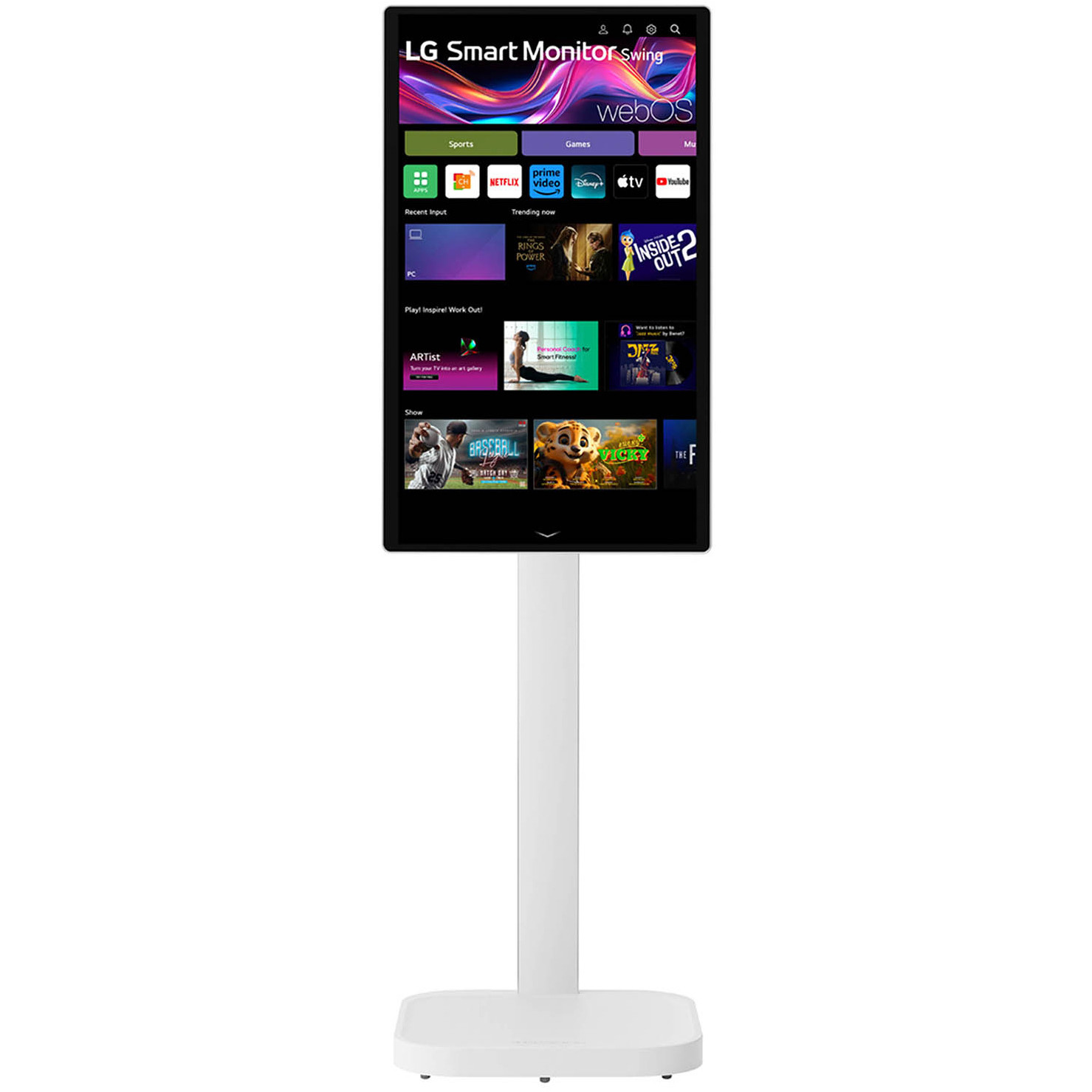 Monitor LG 32U889SA-W 31,5" (3840×2160) IPS 5 ms 60Hz USB-C (65W) ×3 HDMI ×2 Touchscreen-4