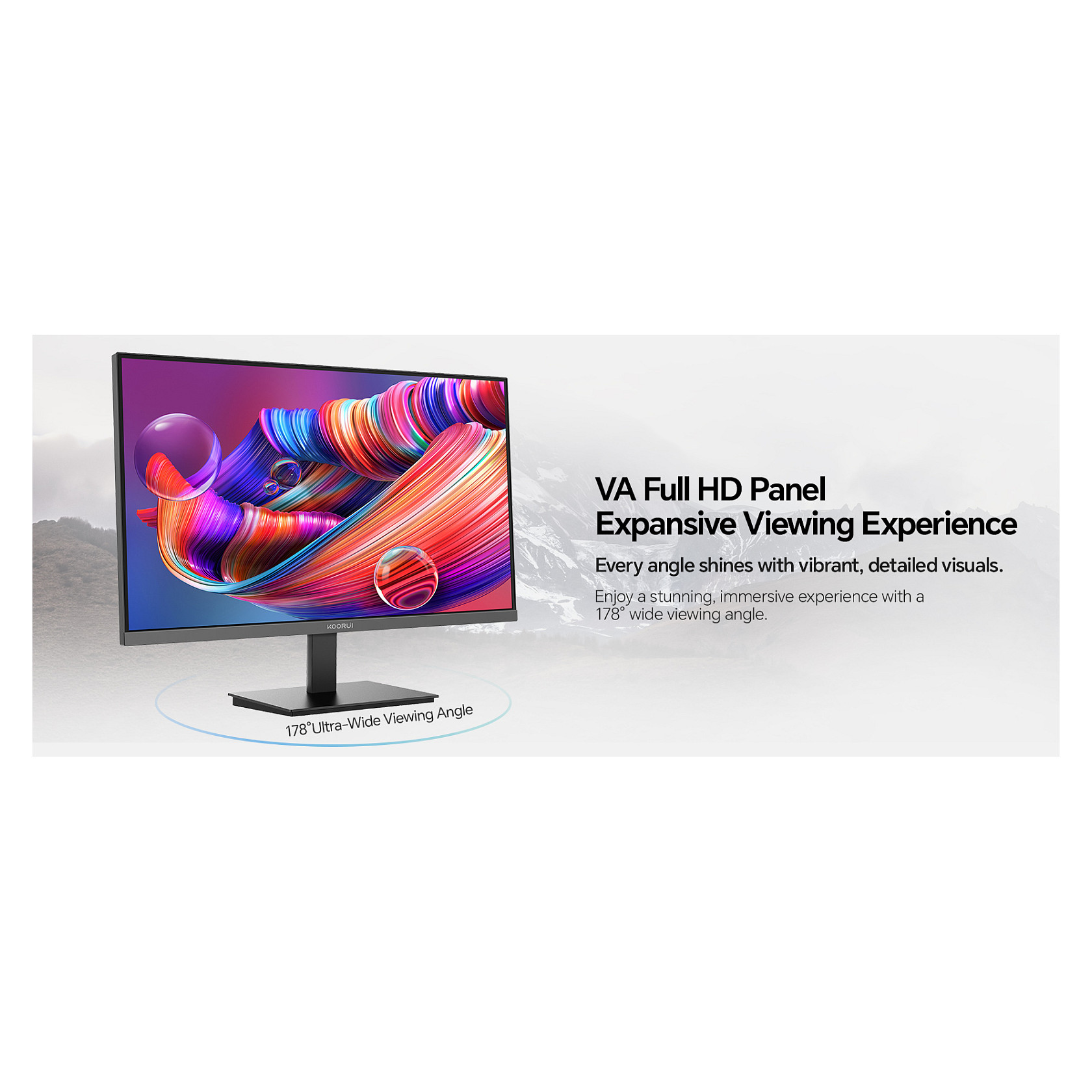 Monitor KOORUI E2212F FHD 54,5 cm (21,45 Zoll)-2