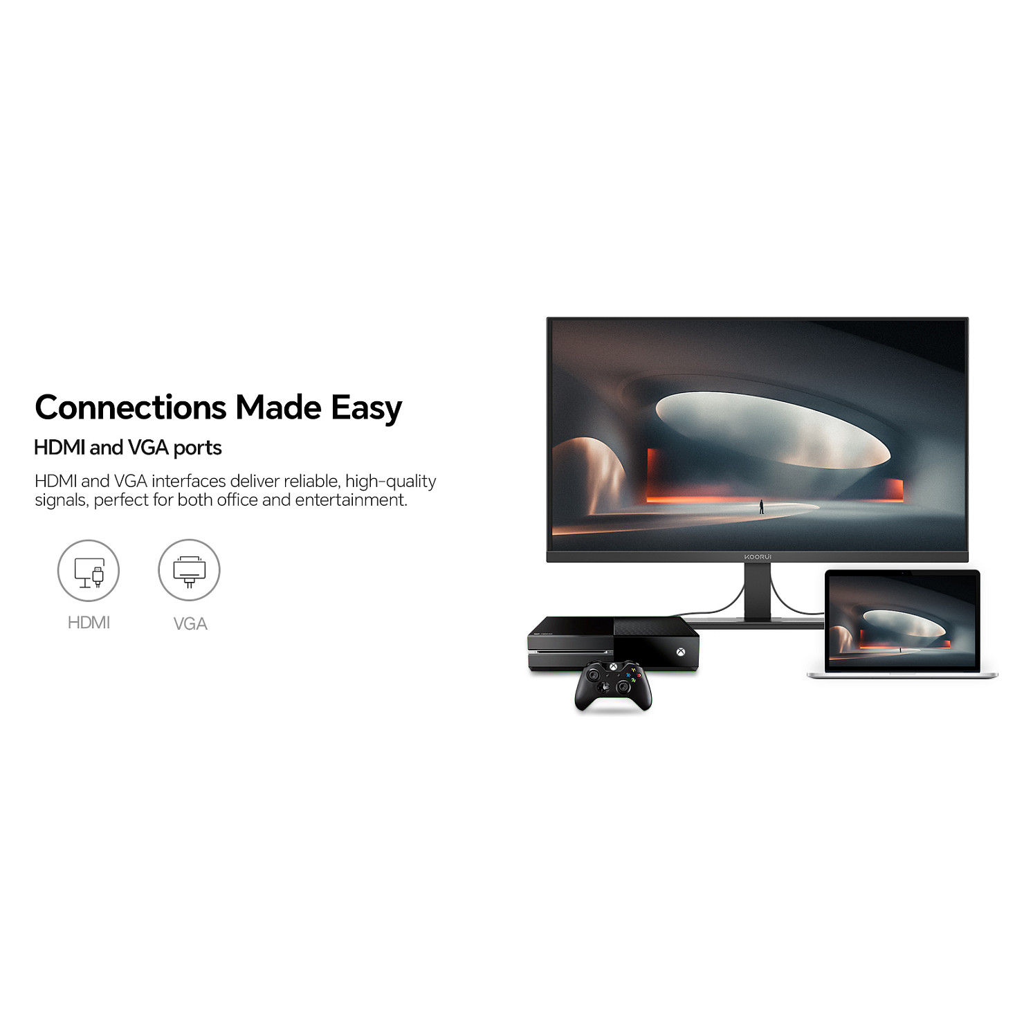 Monitor KOORUI E2212F FHD 54,5 cm (21,45 Zoll)-7