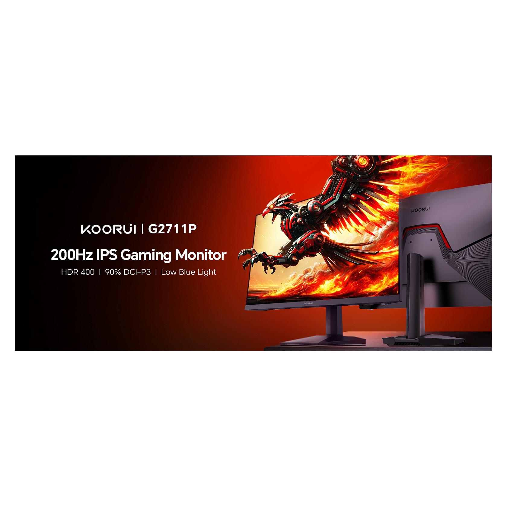 Monitor KOORUI G2711P FHD Gaming 68,6 cm (27 Zoll)-19