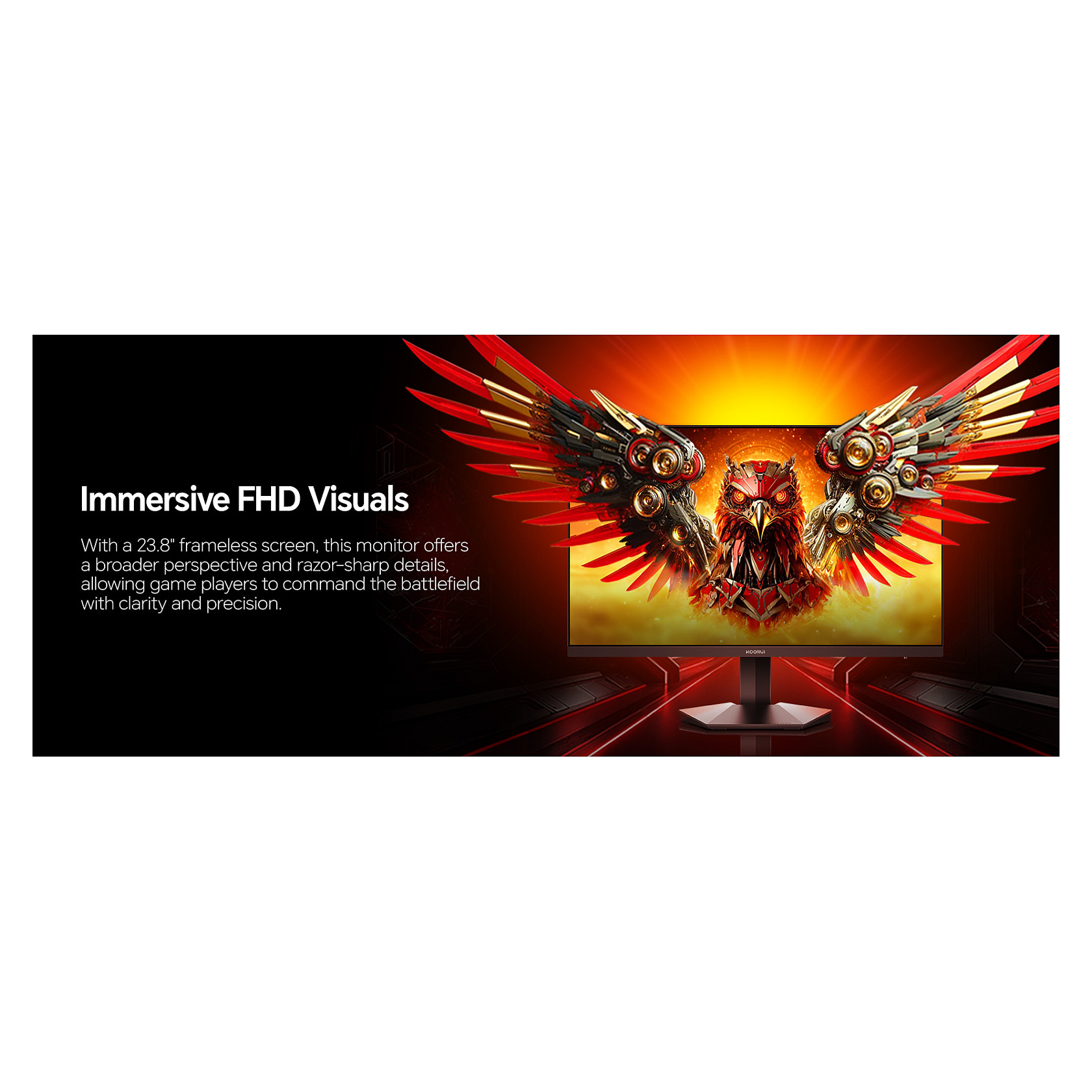 Monitor KOORUI G2411P FHD Gaming 60,5 cm (23,8 Zoll)-19