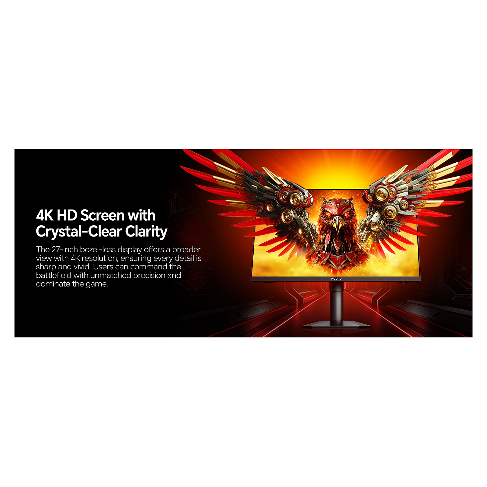 Monitor KOORUI G2741L 4K UHD Gaming 68,6 cm (27 Zoll)-2