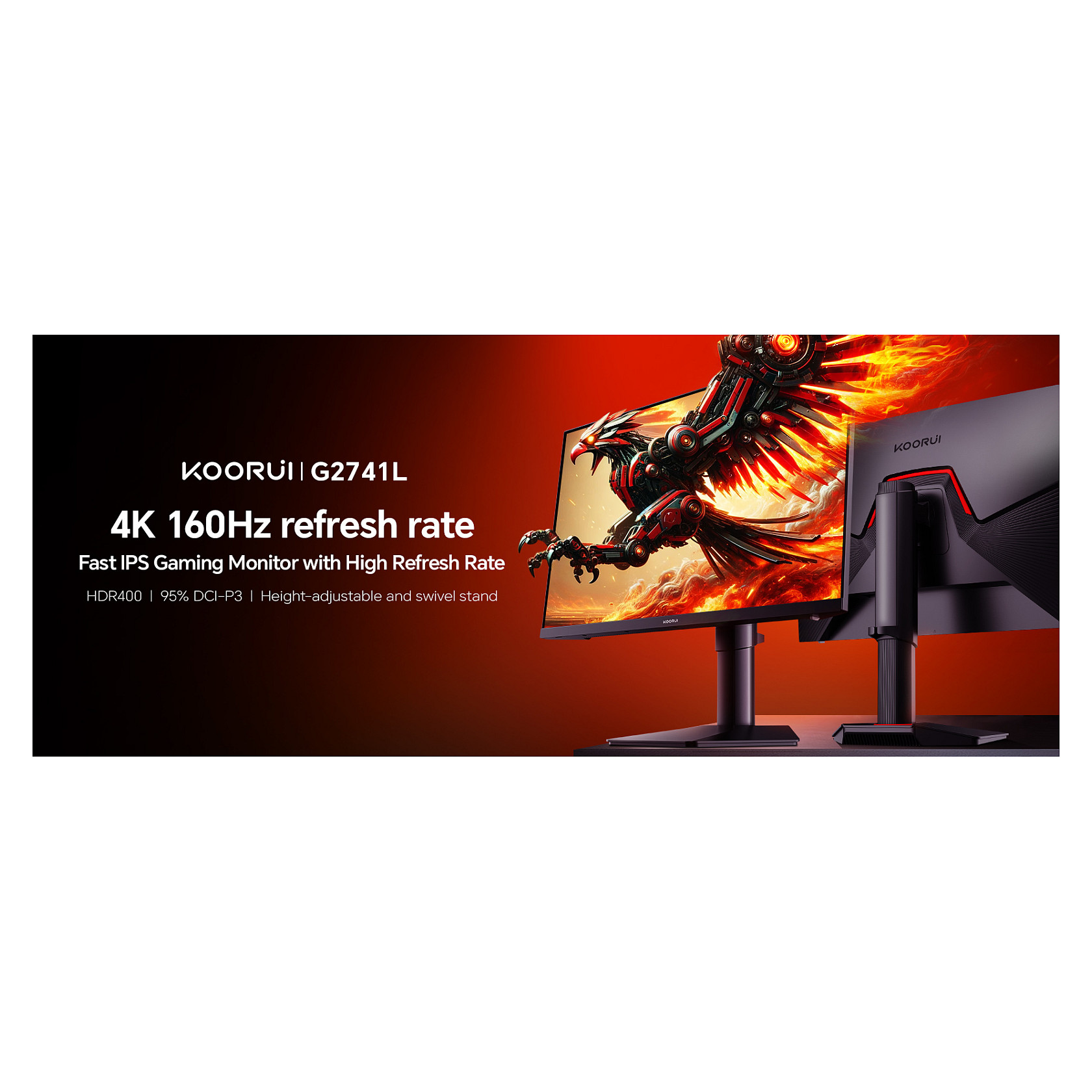 Monitor KOORUI G2741L 4K UHD Gaming 68,6 cm (27 Zoll)-22