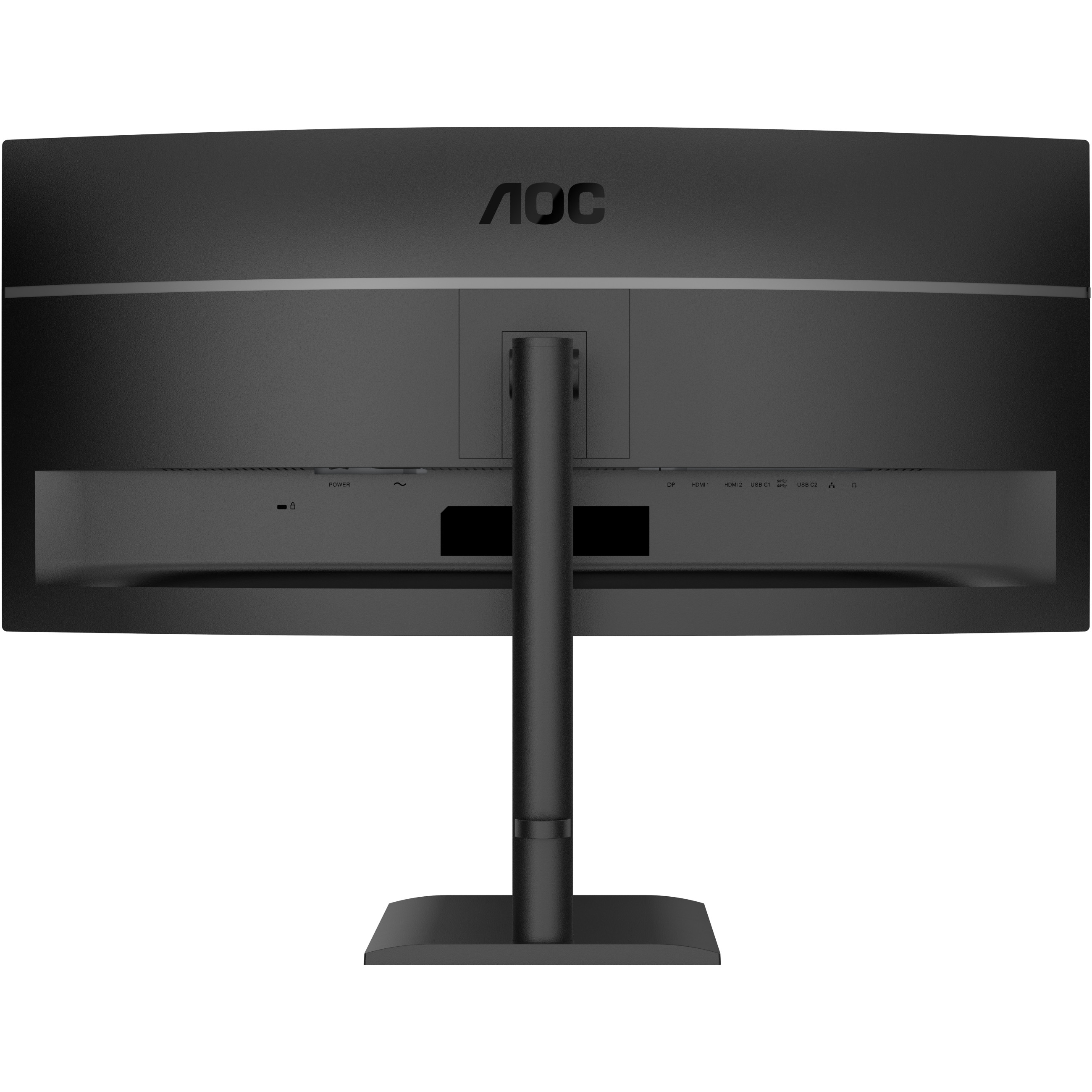Monitor AOC CU34E4CV 34" (3440x1440, 100Hz, VA, 1ms, 2xHDMI, DP, USB-C, zakrivljen)-5
