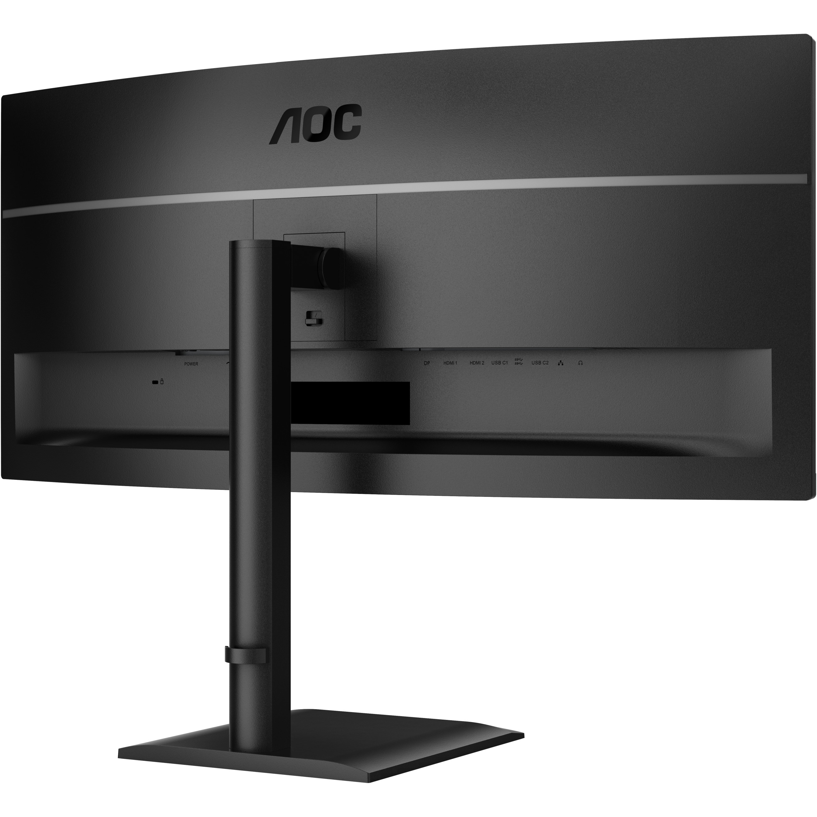 Monitor AOC CU34E4CV 34" (3440x1440, 100Hz, VA, 1ms, 2xHDMI, DP, USB-C, zakrivljen)-7
