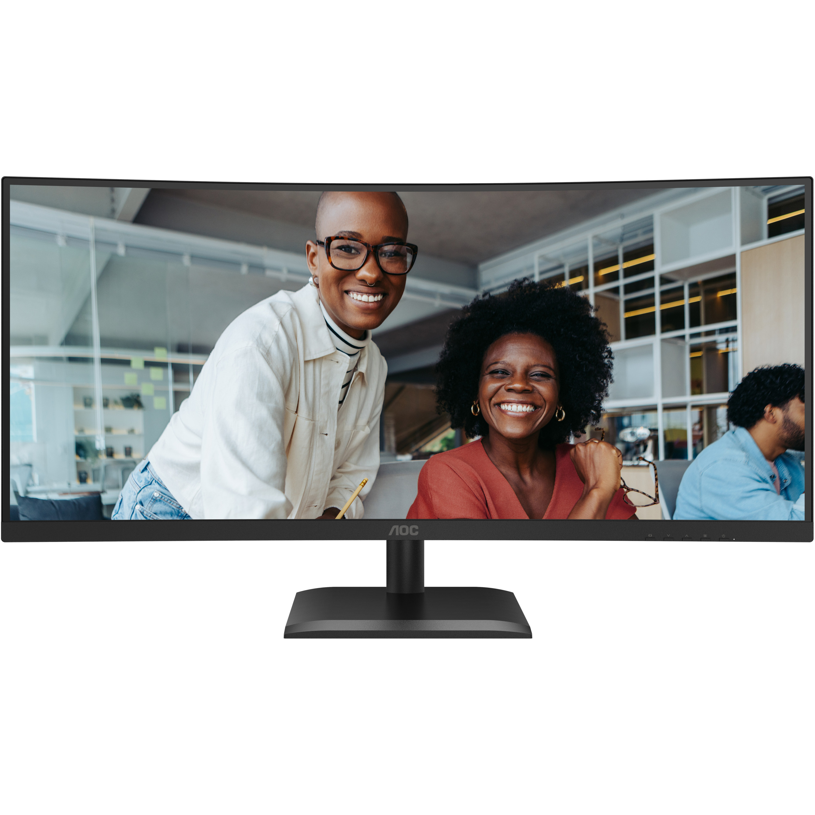 Monitor AOC CU34E4CV 34" (3440x1440, 100Hz, VA, 1ms, 2xHDMI, DP, USB-C, zakrivljen)-14