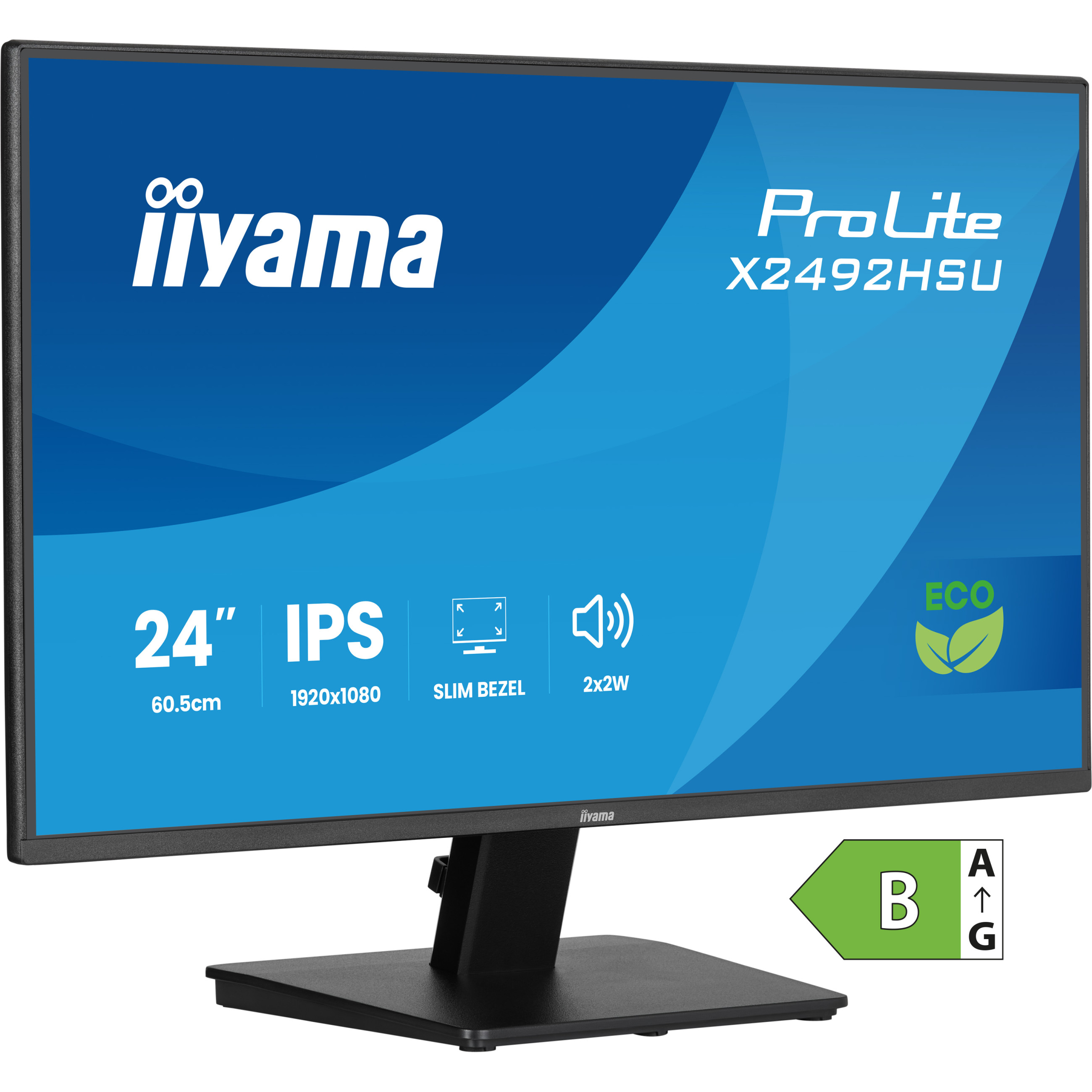 Monitor IIYAMA X2492HSU-B1 60.5cm (24") 1610 HDMI DP 2xUSB IPS-0