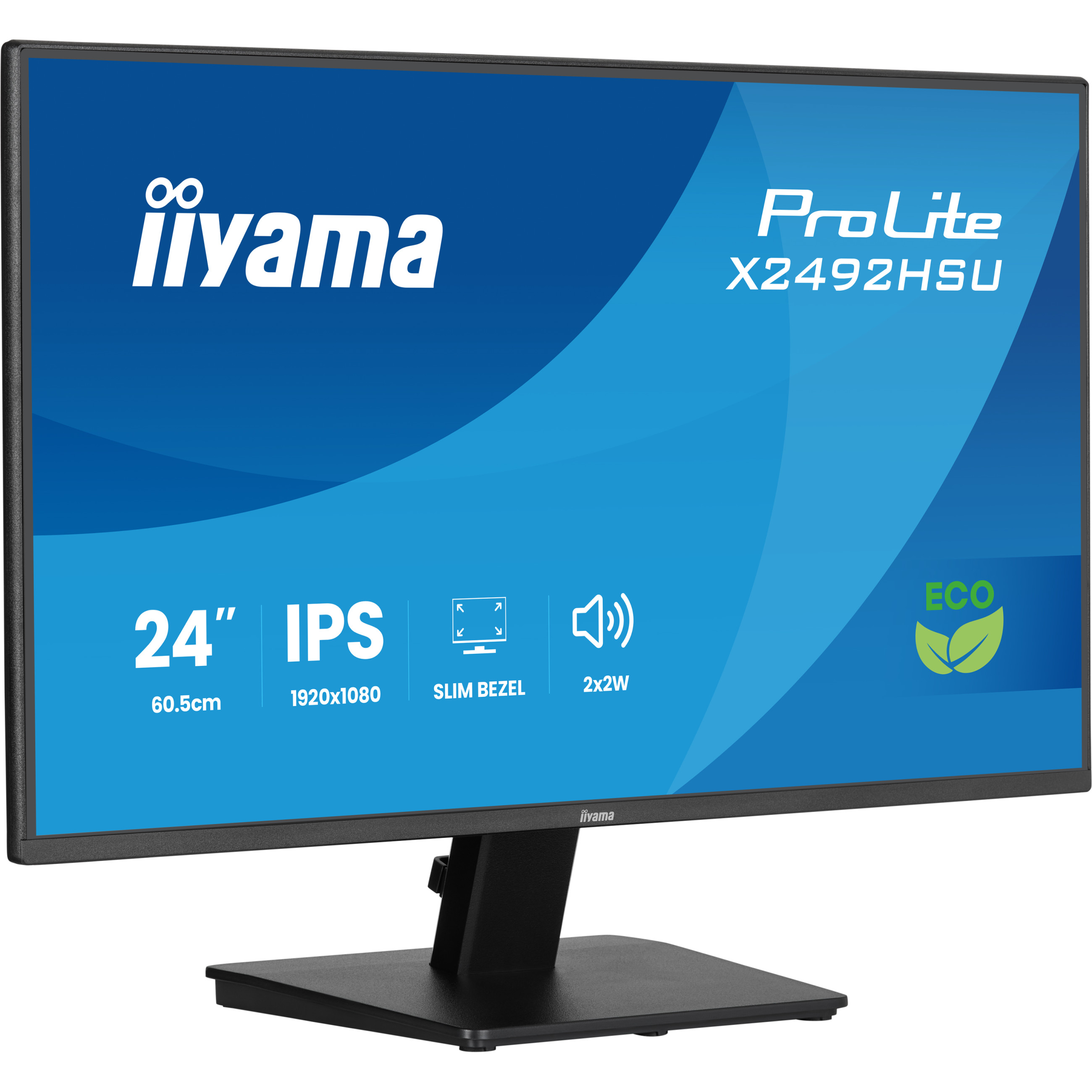 Monitor IIYAMA X2492HSU-B1 60.5cm (24") 1610 HDMI DP 2xUSB IPS-12