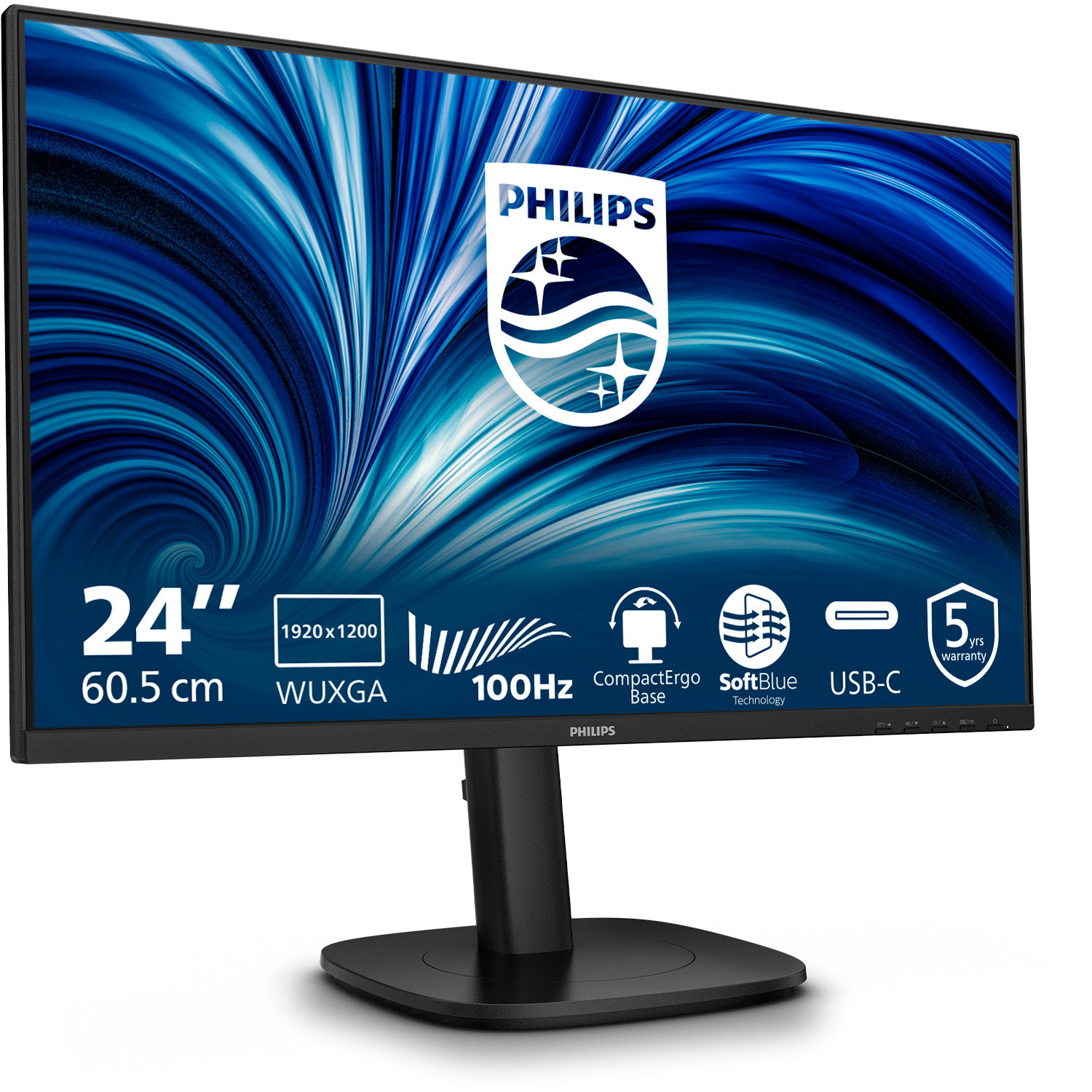 Monitor PHILIPS 24B2N3200D/00 (24 inča, 1920x1080, IPS, 75Hz, 4ms, HDMI, VGA)-1