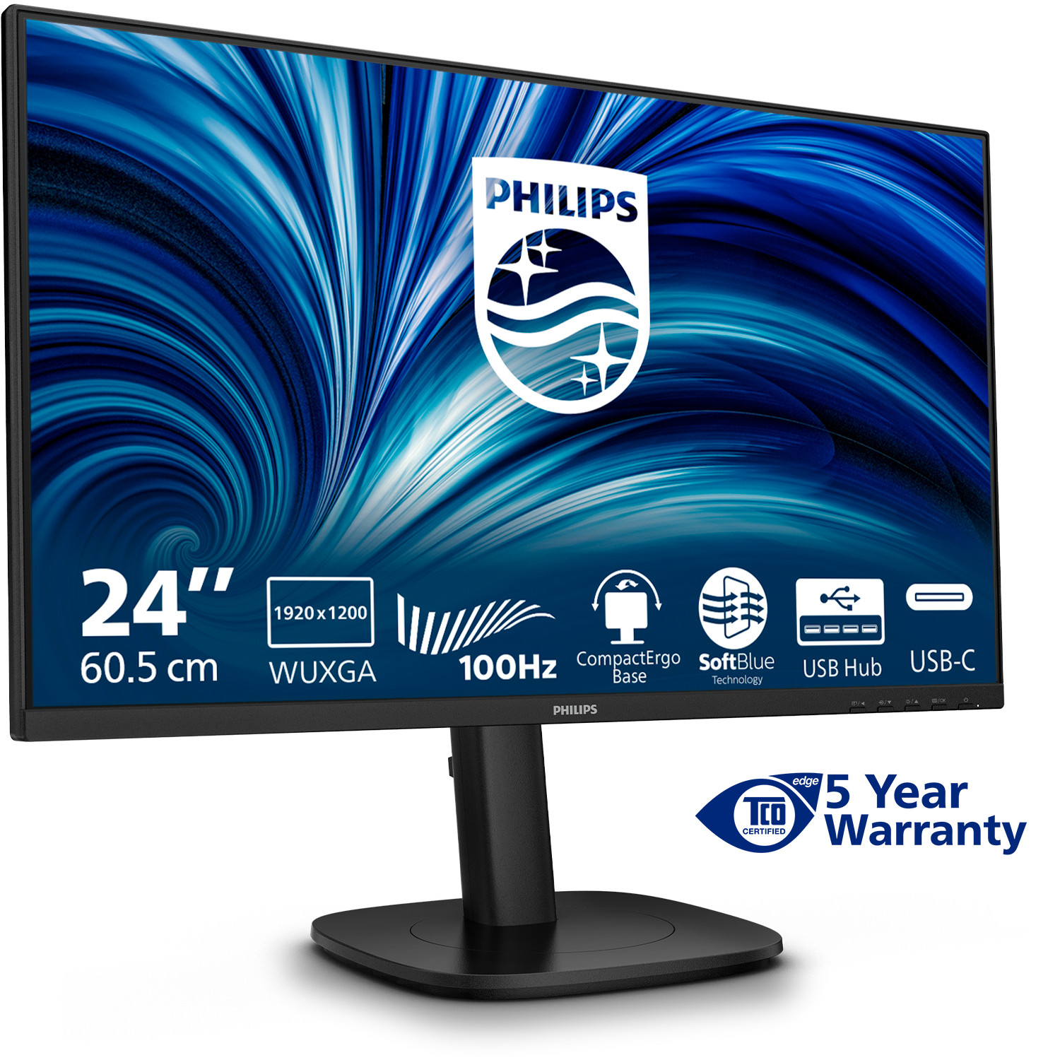 Monitor PHILIPS 24B2N3200D/00 (24 inča, 1920x1080, IPS, 75Hz, 4ms, HDMI, VGA)-7