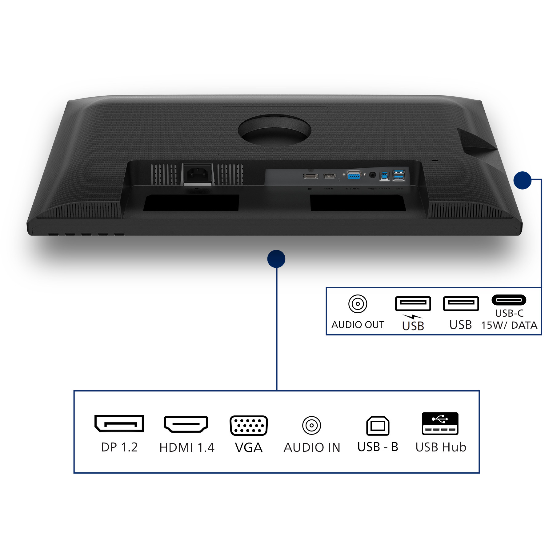 Monitor PHILIPS 24B2N3200D/00 (24 inča, 1920x1080, IPS, 75Hz, 4ms, HDMI, VGA)-9