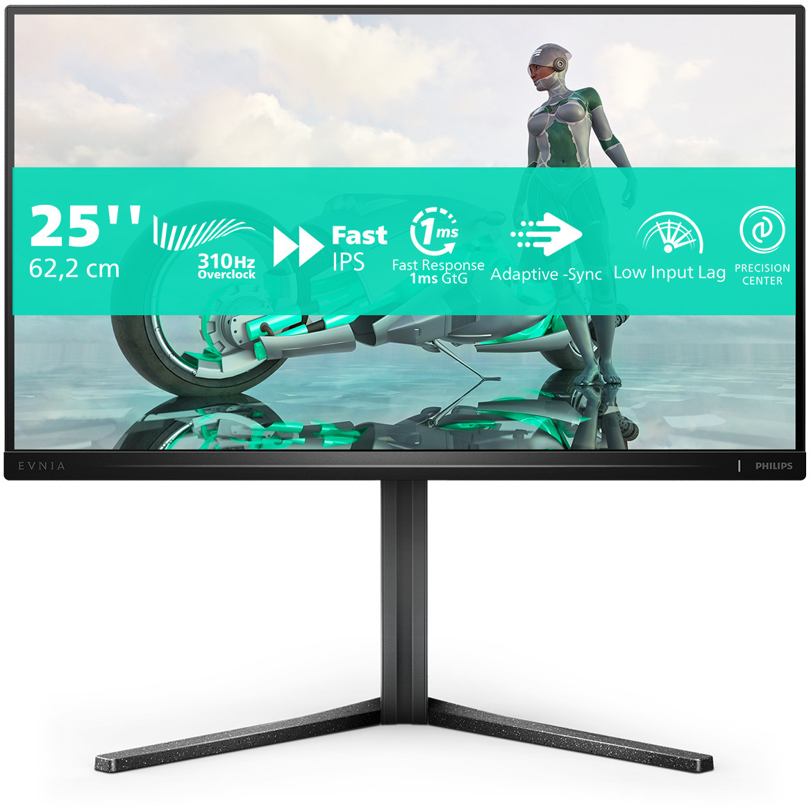 Monitor PHILIPS 25M2N3200U 00 (25 inča, 4K UHD, 60Hz, IPS, USB-C)-0