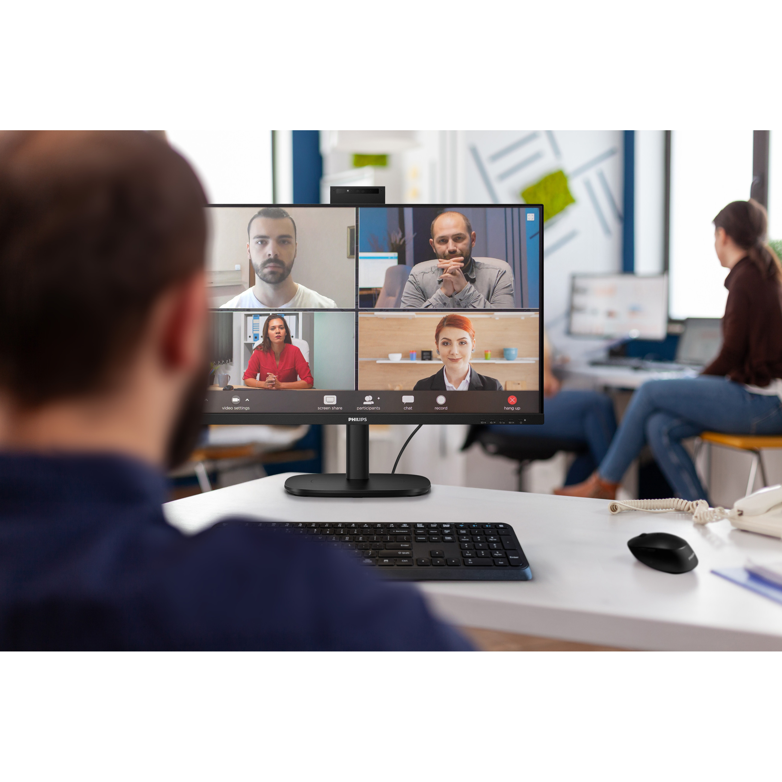 Monitor PHILIPS B-Line BLine 32B2U3601H 00 (32 inča, 2560x1440, IPS, 75Hz, USB-C, HDMI, DisplayPort)-4