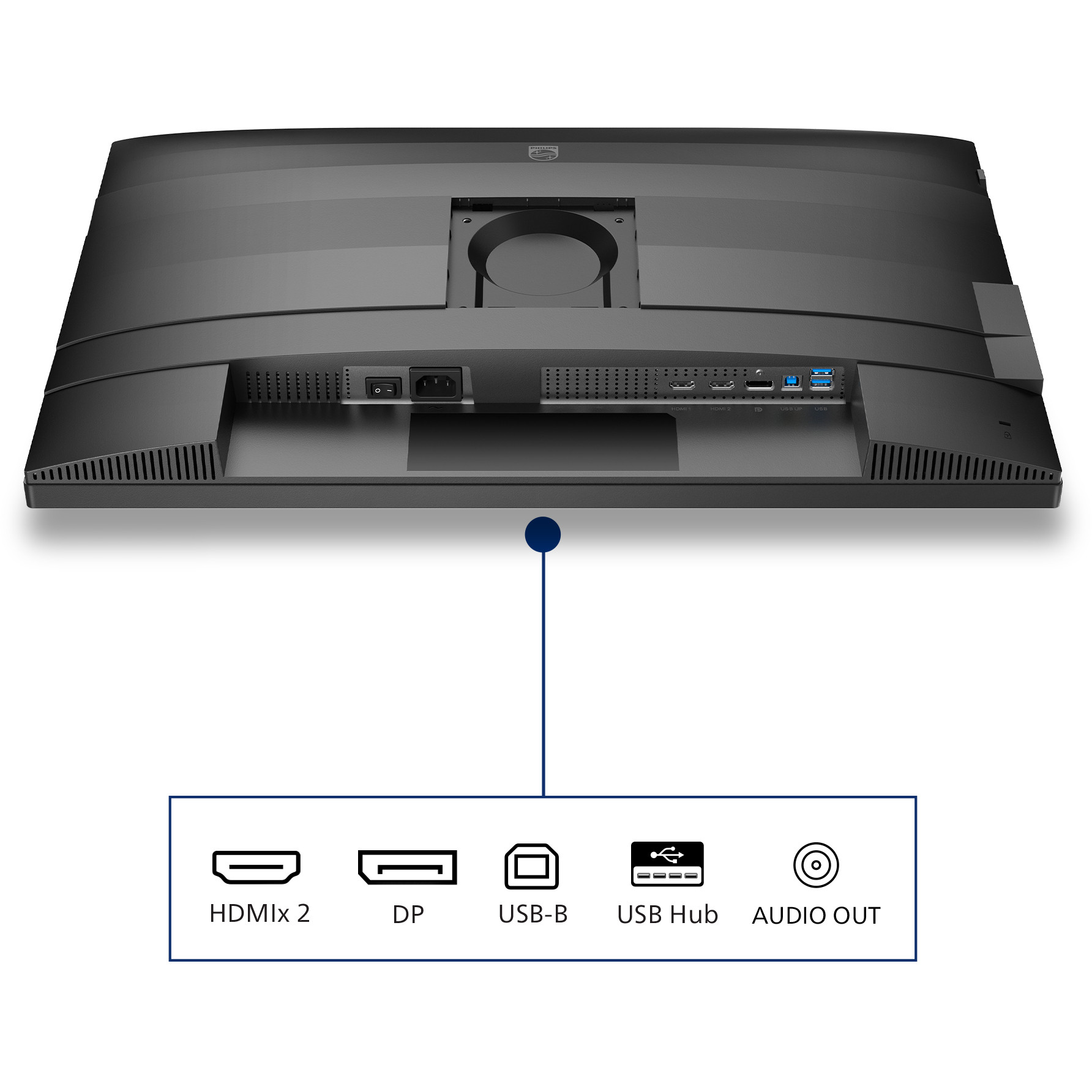 Monitor PHILIPS 27Z 2560x1440 120Hz IPS Flat H/A (68,58 cm, 2560x1440, 120Hz, USB HUB, DP, 2xHDMI)-10