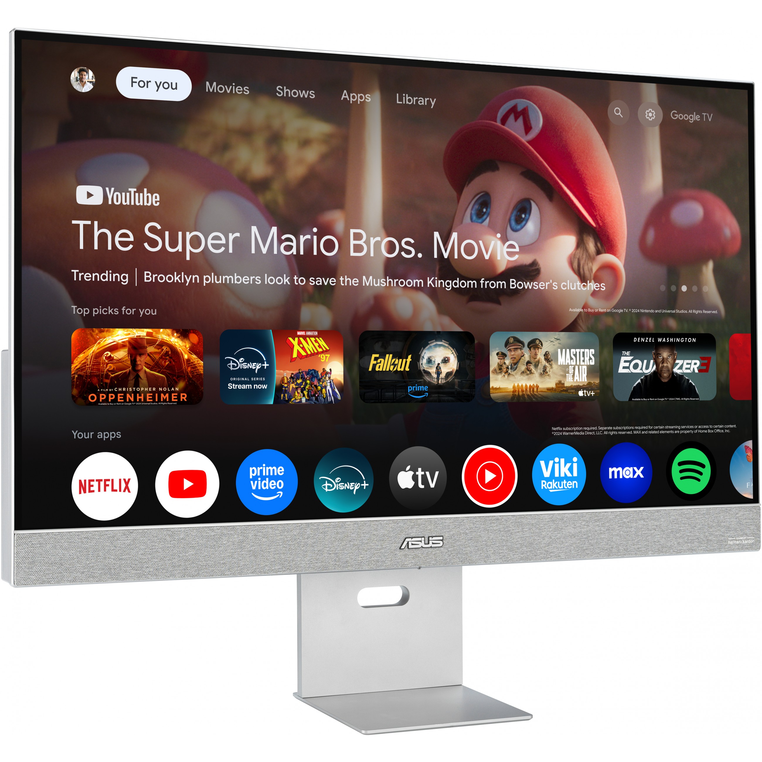 Monitor ASUS ZENSCREEN SMART MS32UC 80.01cm (16.9) UHD HDMI DP-1