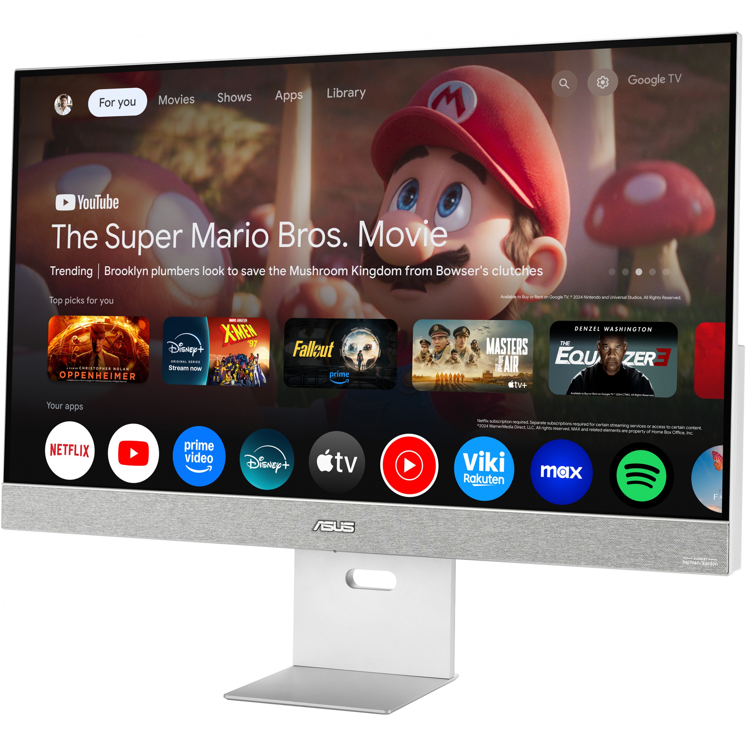 Monitor ASUS ZENSCREEN SMART MS32UC 80.01cm (16.9) UHD HDMI DP-2