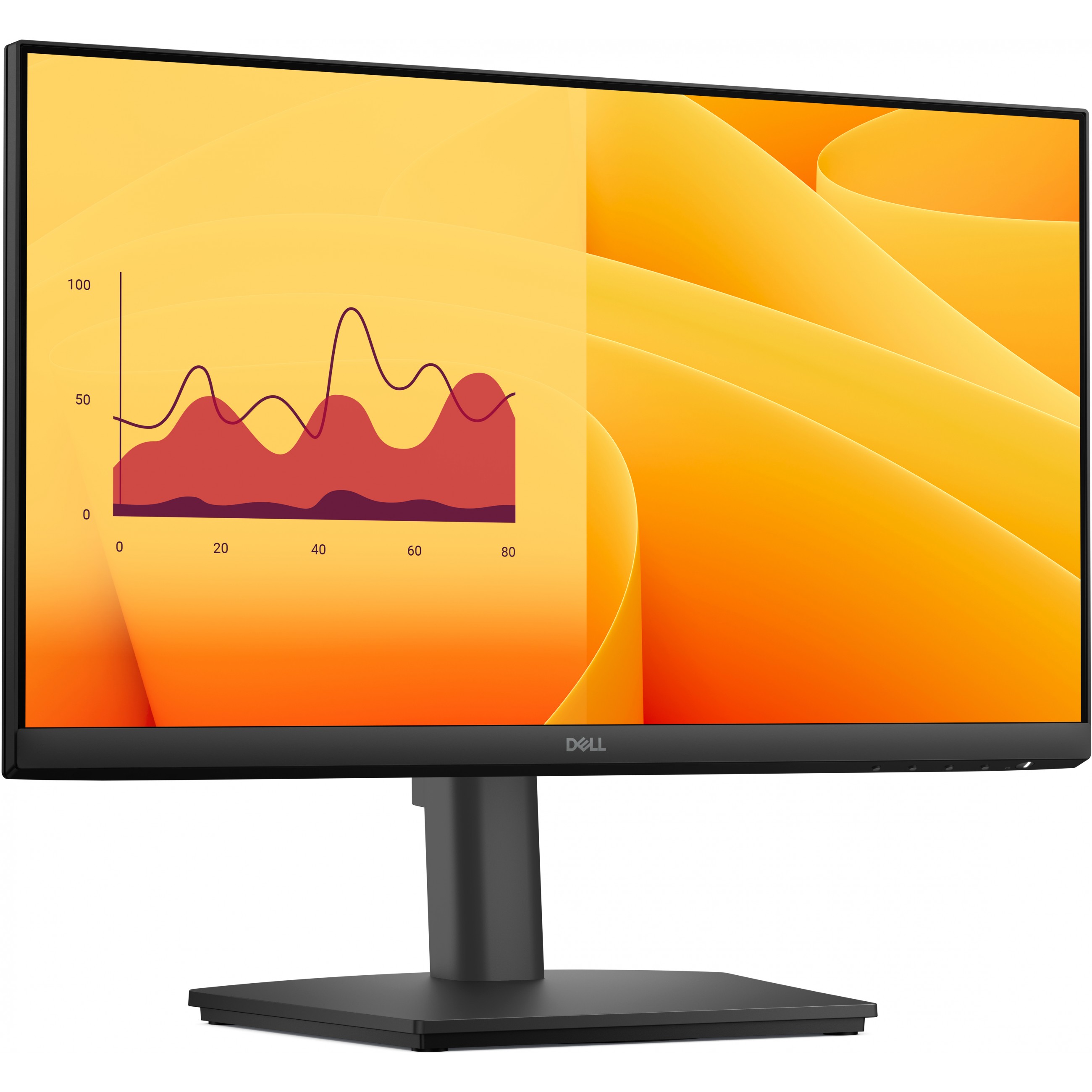 Monitor DELL Pro 22 Adjustable Stand E2225HSM (54.61 cm, 1920x1080, VA, 100Hz, HDMI, DP, VGA)-1