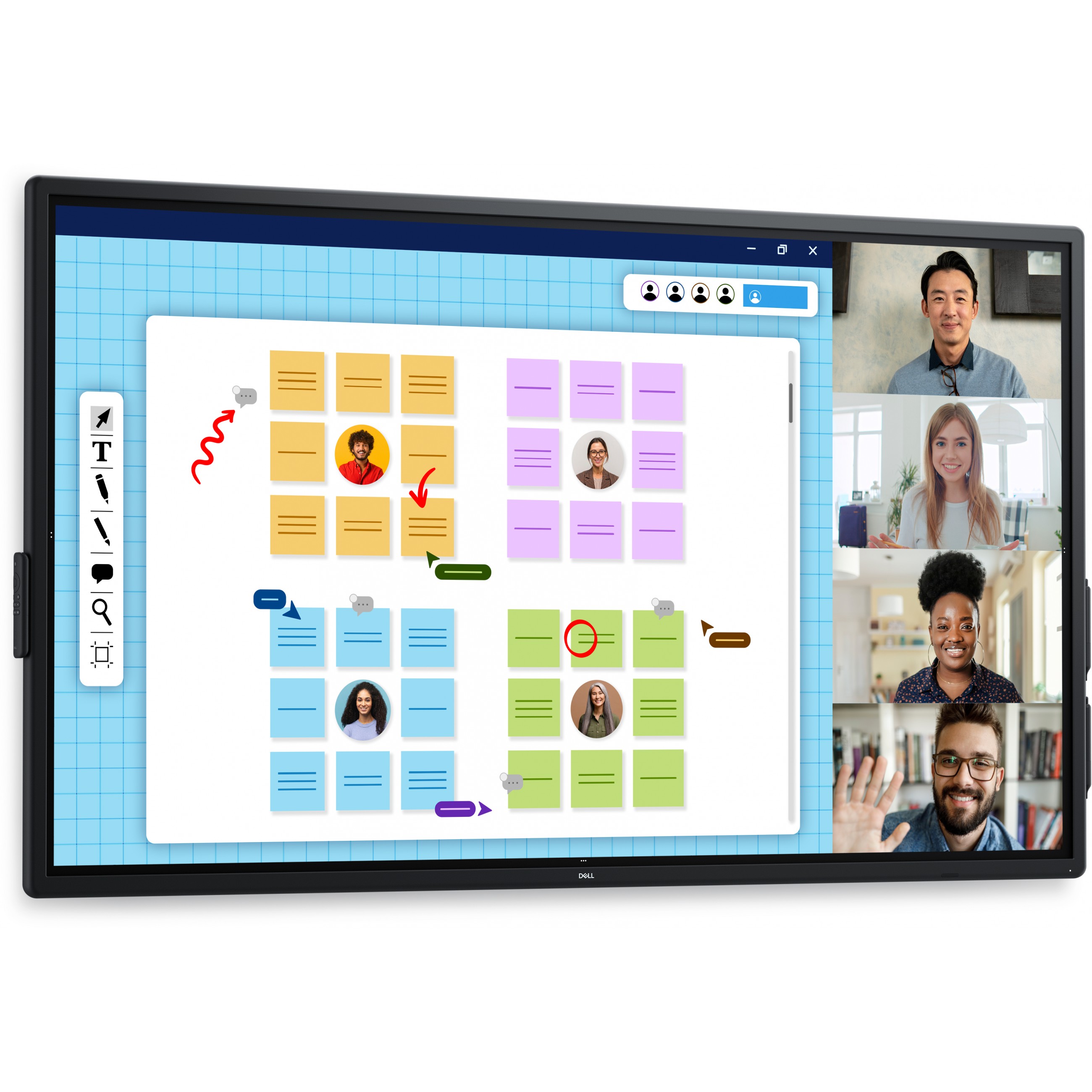 Monitor DELL Pro 75 Plus (189.23cm, 4K, IPS, 3840x2160, 169, 400cd/m2, 60Hz, HDMI, DP)-1